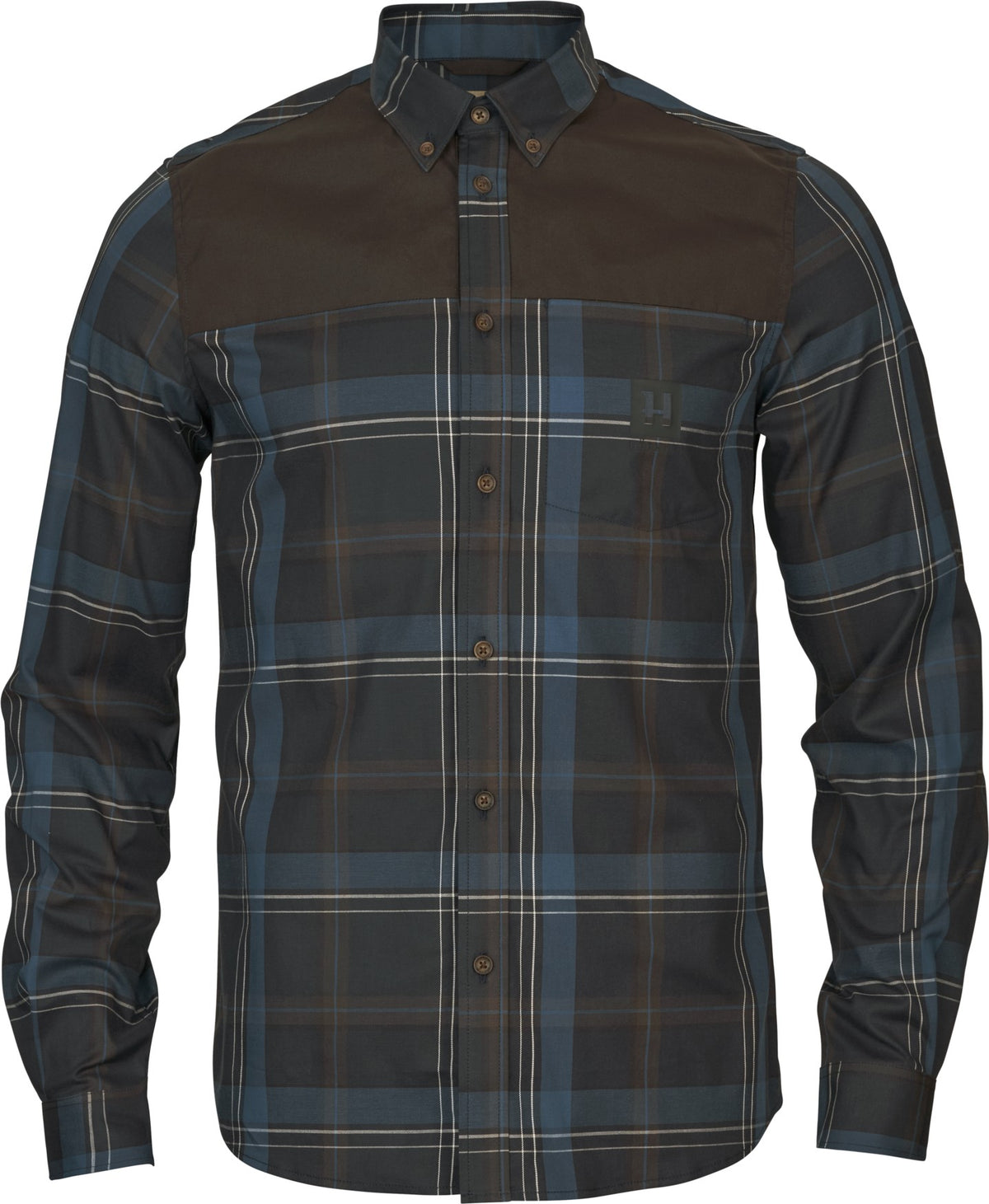 Anker L/S shirt - Dark navy - Härkila