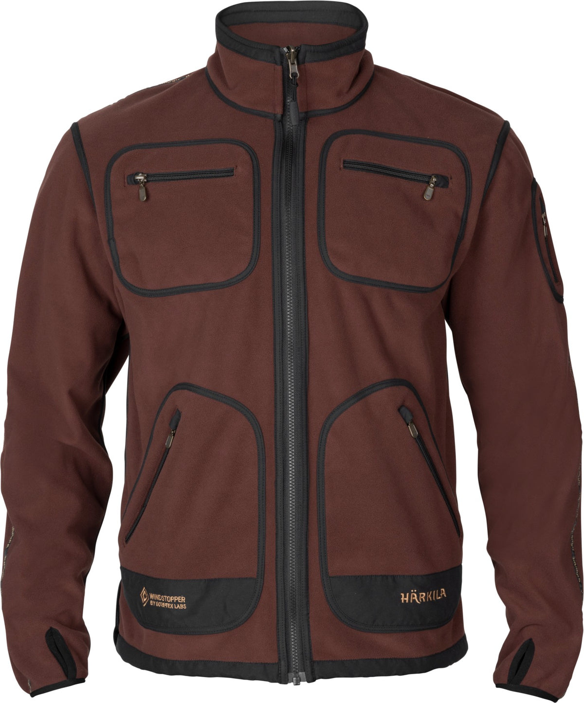 Kamko Fleece - Green/Bordeaux - Härkila