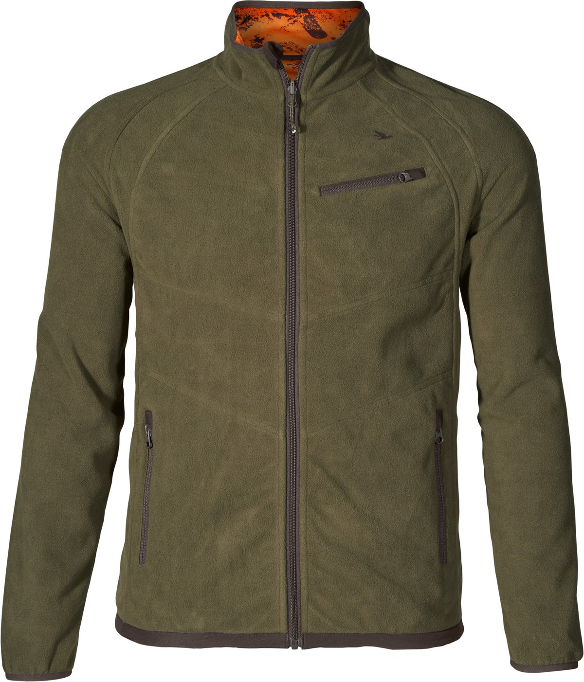 Vantage - reversible fleece Pine green/InVis orange blaze - Seeland