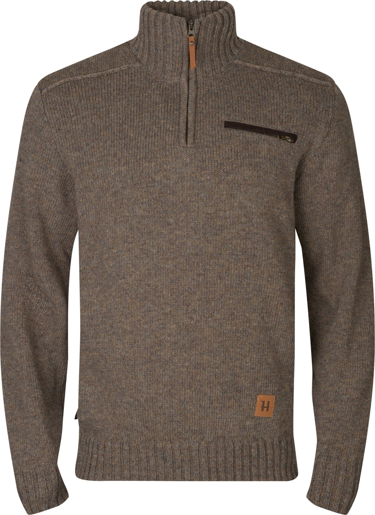 Annaboda 2.0 HSP knit pullover - Dark sand - Härkila