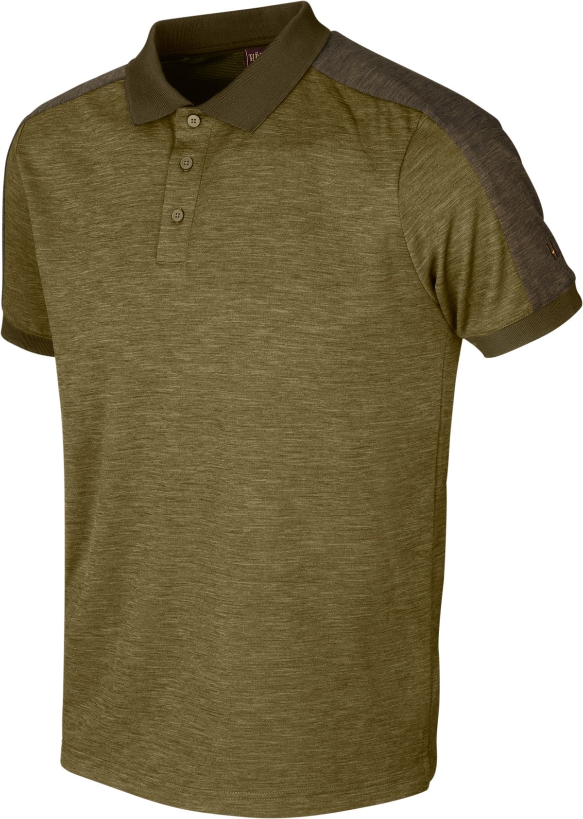 Härkila Tech polo - Dark olive/Willow green - Härkila