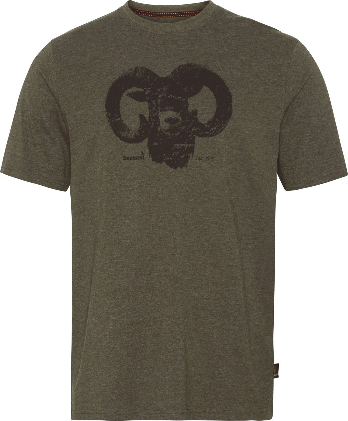 Outdoor t-shirt Pine green melange - Seeland