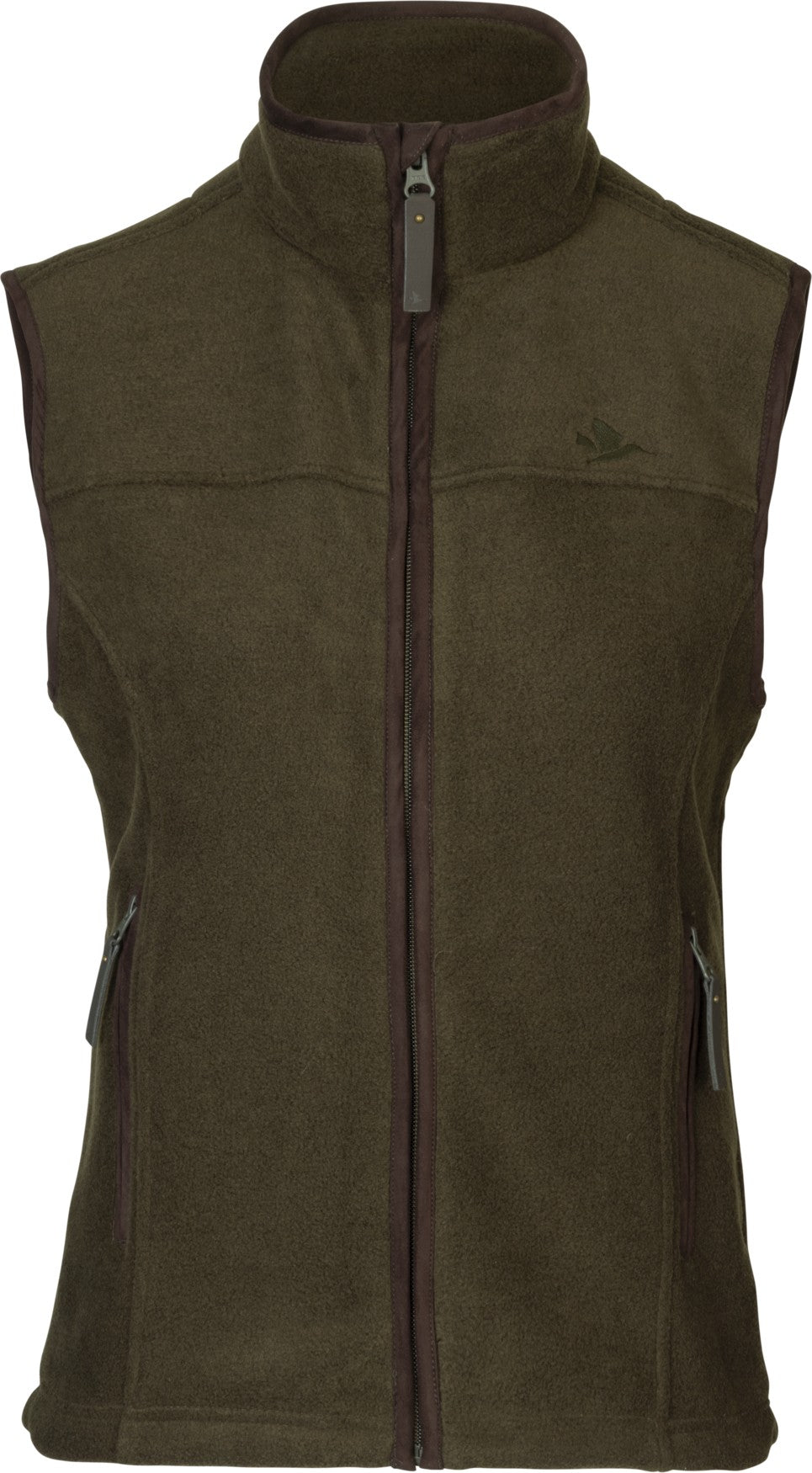 Woodcock Ivy Fleece Vest - Pine green melange - Seeland