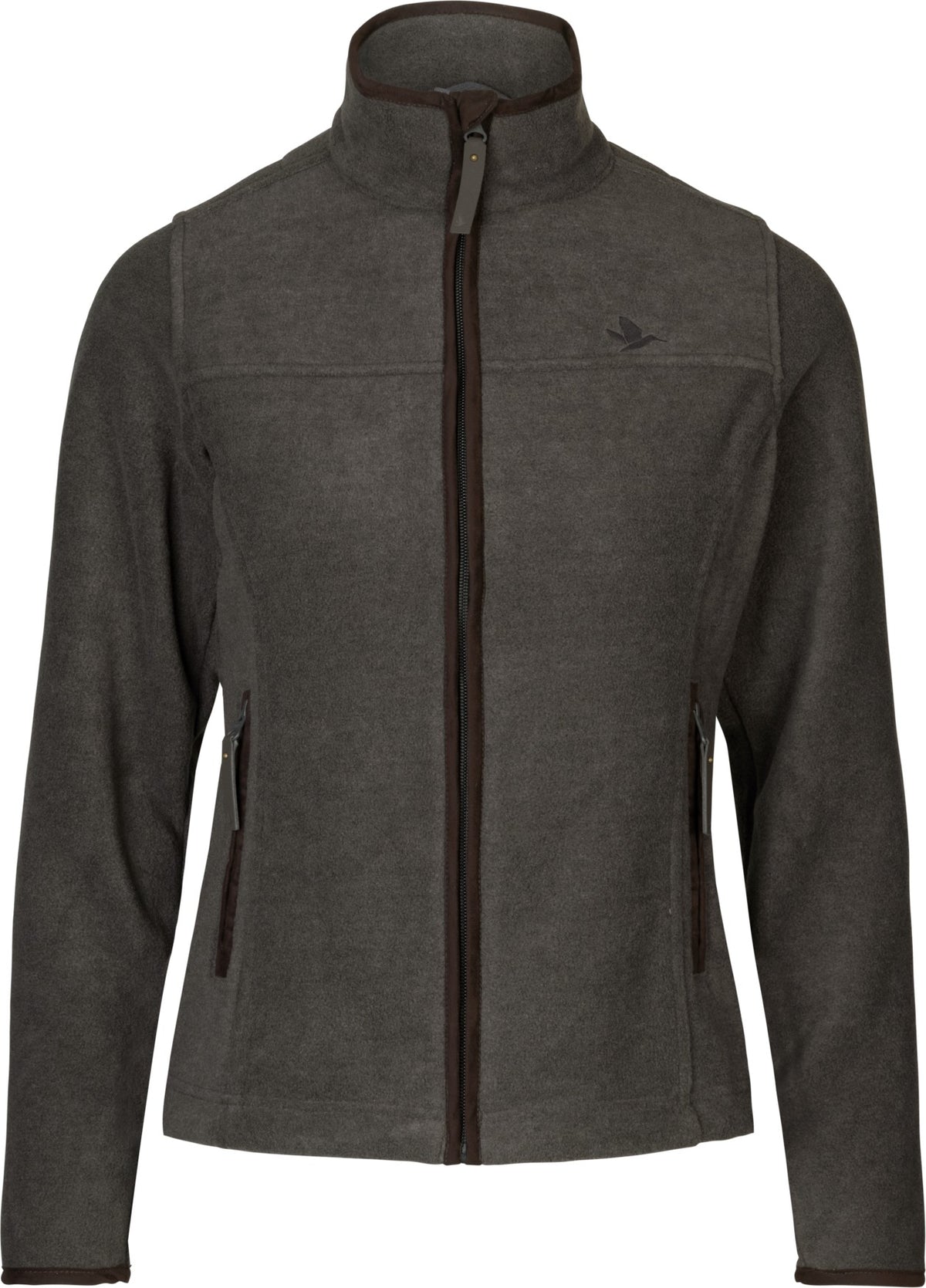Woodcock Ivy Fleece Jakke - Dark Grey Melange - Seeland