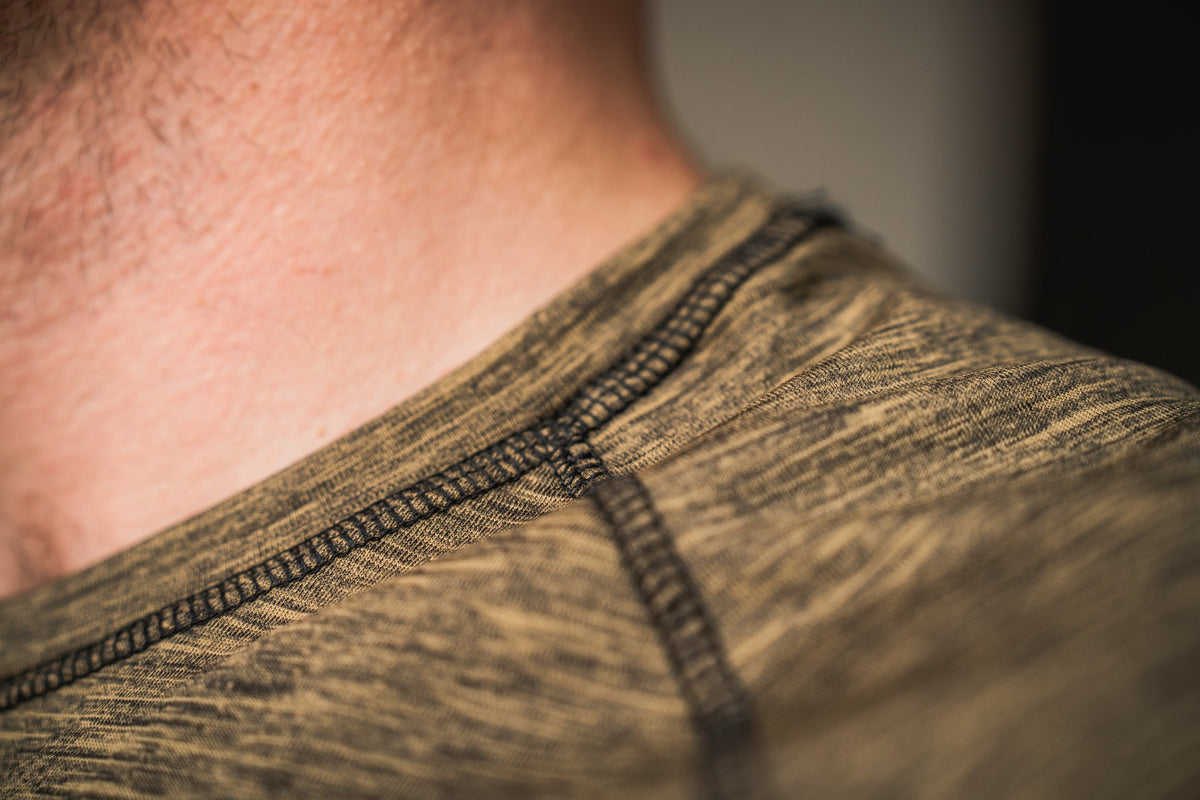 Peak T-shirt Pine green melange - Seeland
