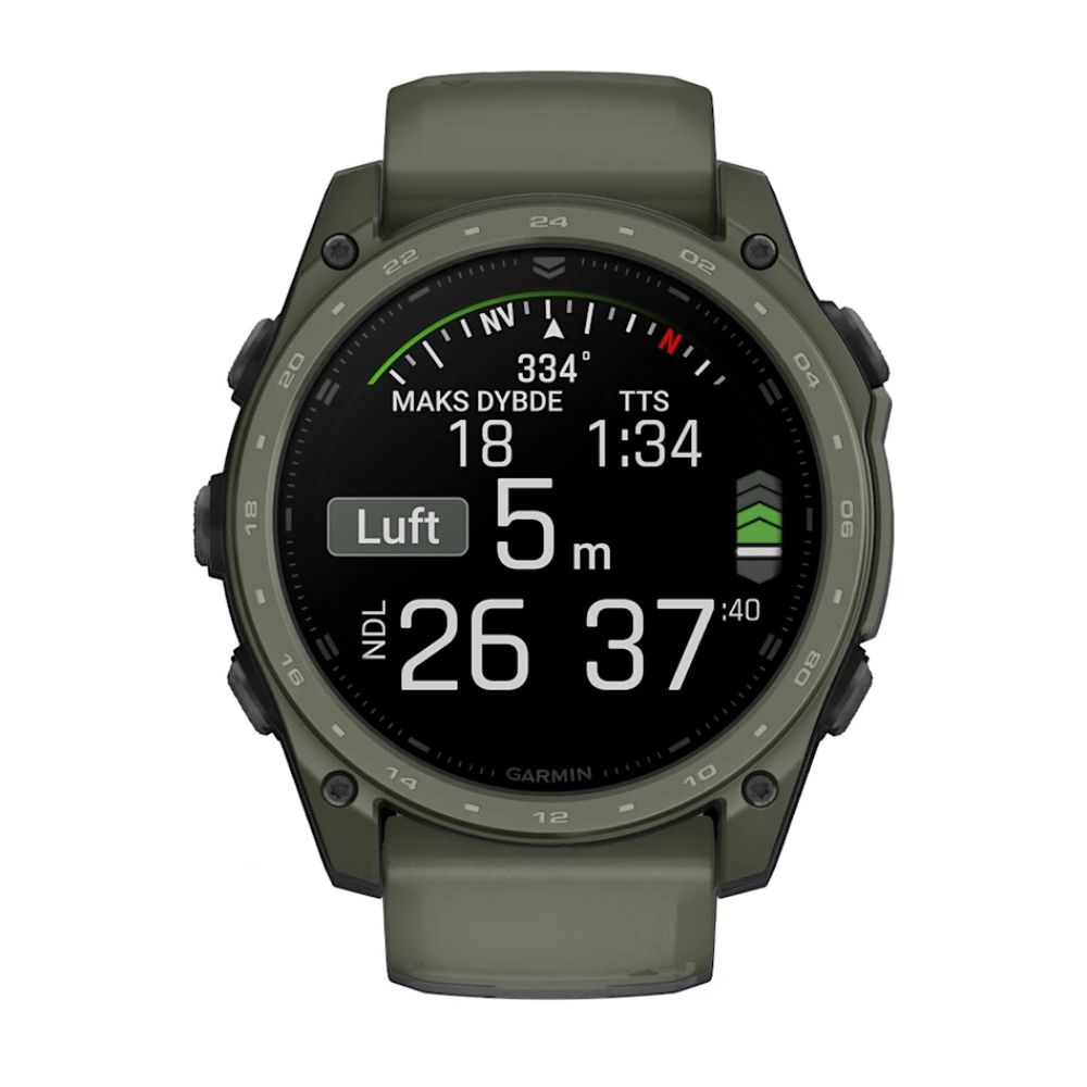 tactix® 8 – 51 mm, AMOLED, Cerakote® belægning, Inklusive Applied Ballistics Ultralight™ Solver og Olive Cerakote® belægning