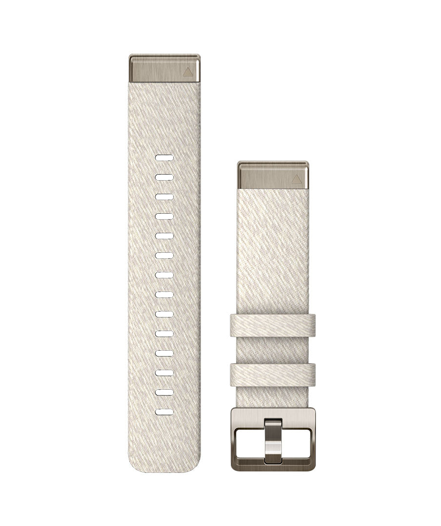 QuickFit® 20 urremme, Crememeleret nylon, Soft Gold hardware 3
