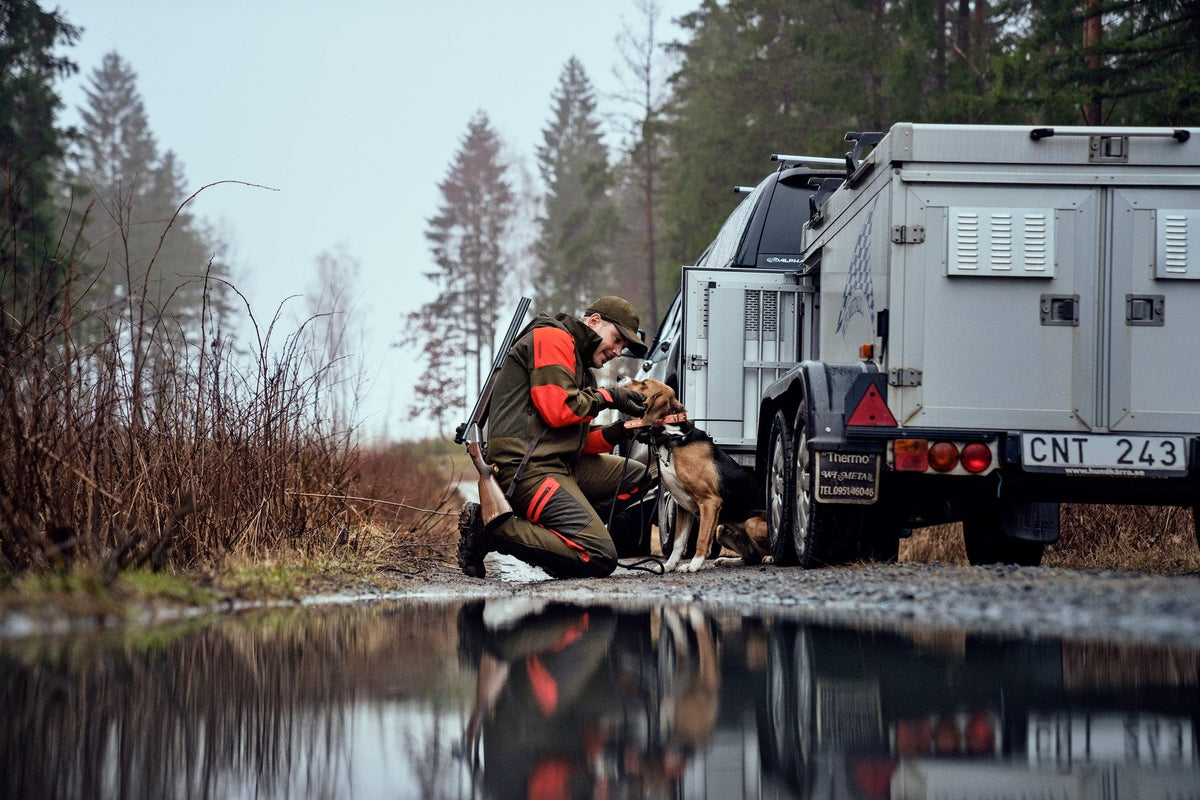 Str. 50 - Pro Hunter Dog Keeper GTX jakke Willow green/Orange - Härkila - Ombytningsvare