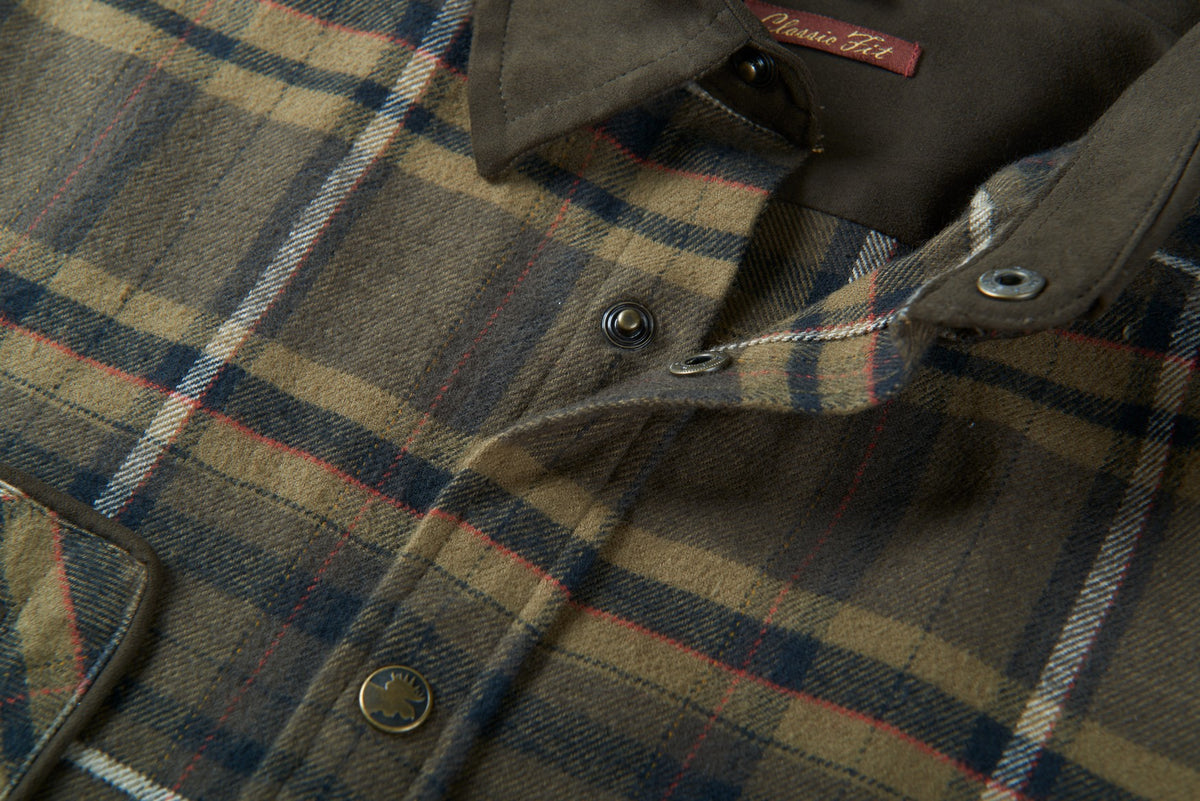 Pajala skjorte - Willow green check - Härkila