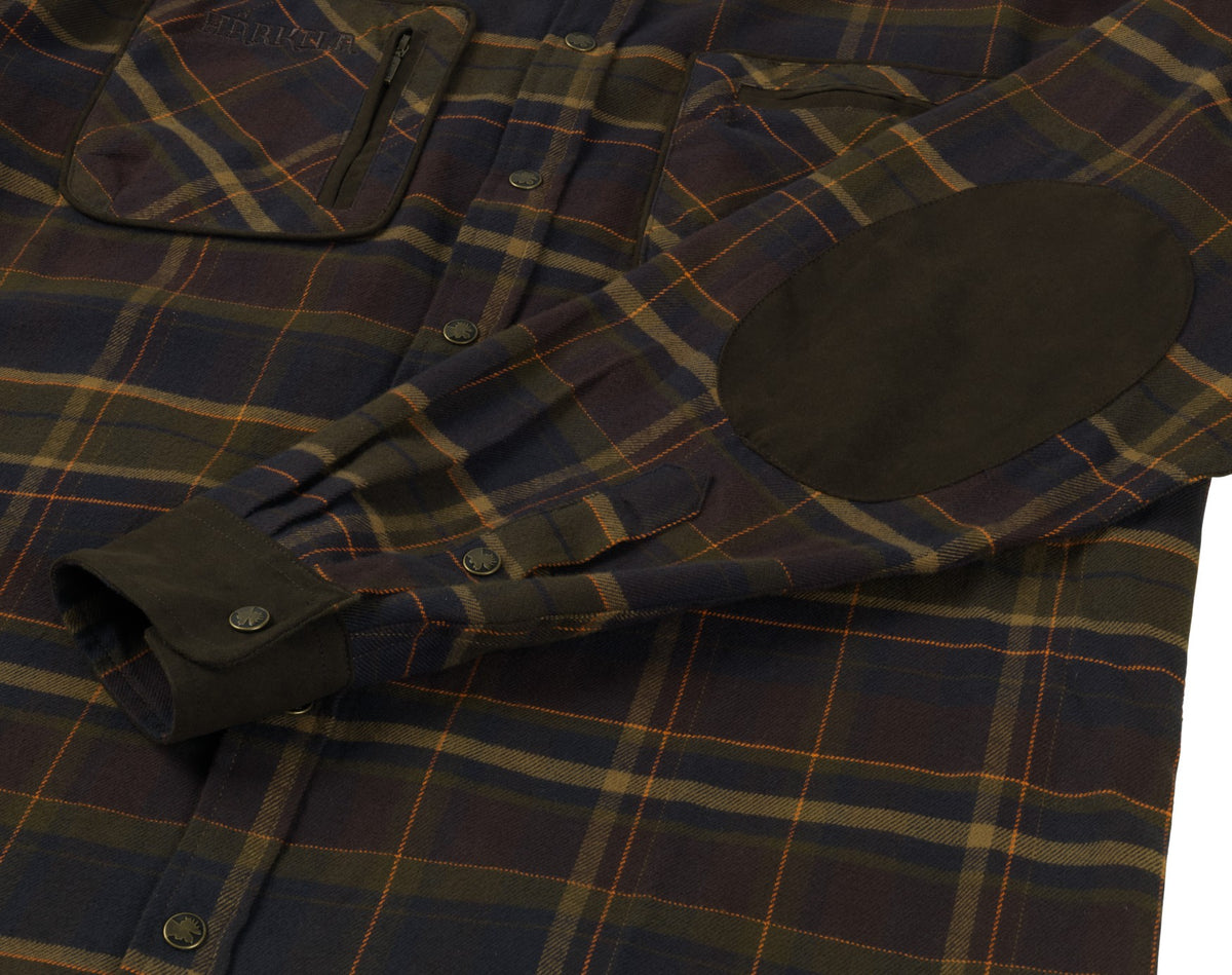 Pajala skjorte - Mellow brown check - Härkila