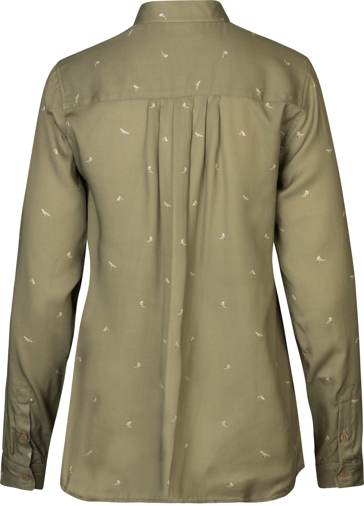 Abigail L/S shirt Women Dust green/Flying ducks - Härkila