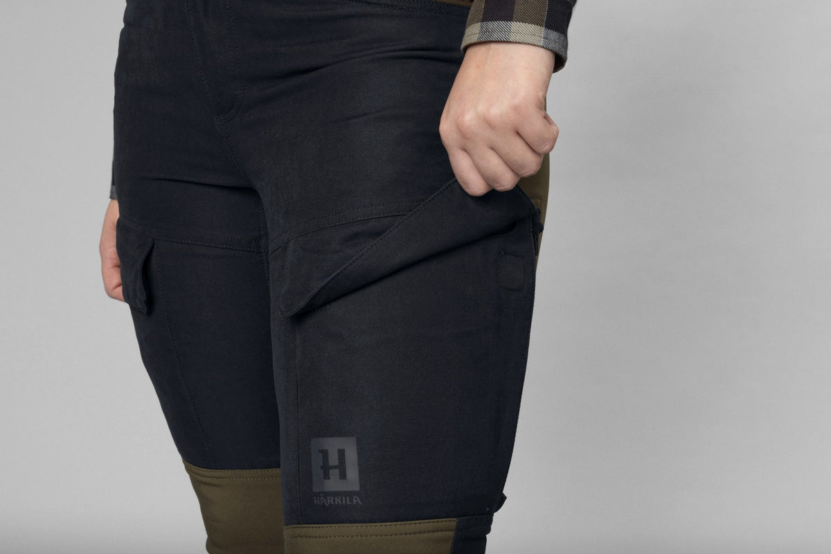 Härkila Scandinavian bukser til kvinder - Willow green/Deep well purple - Härkila
