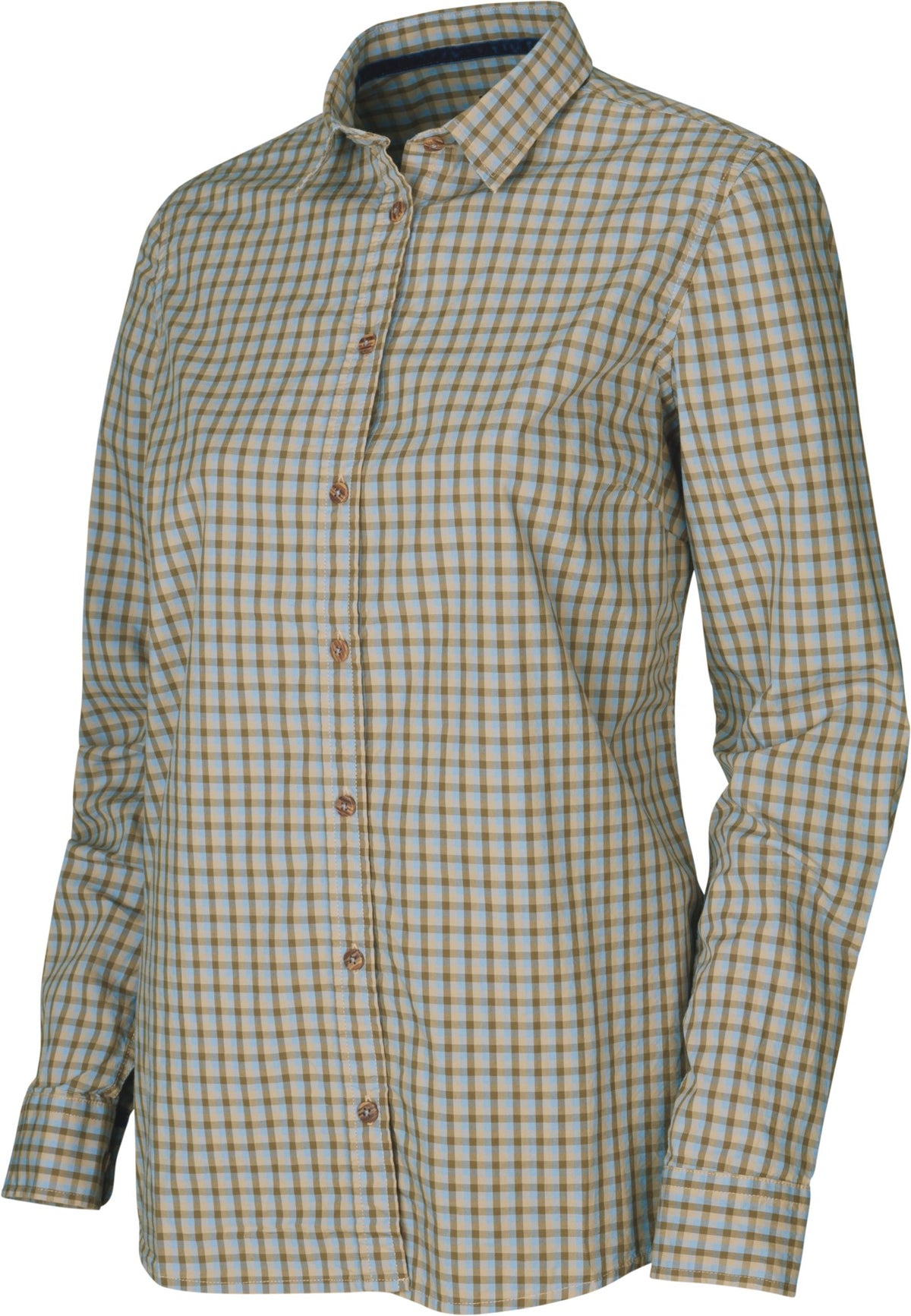 Selja Lady L/S Check skjorte - Heritage blue check - Härkila