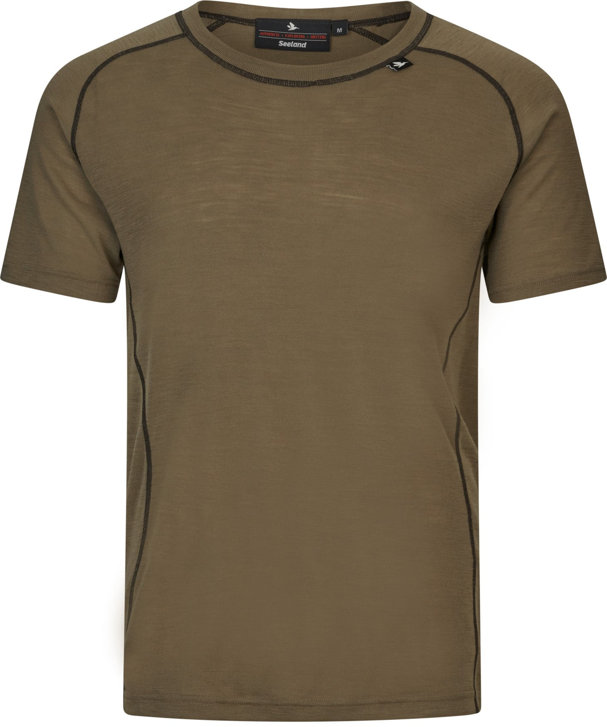 Apex Merino T-shirt Covert Green - Seeland