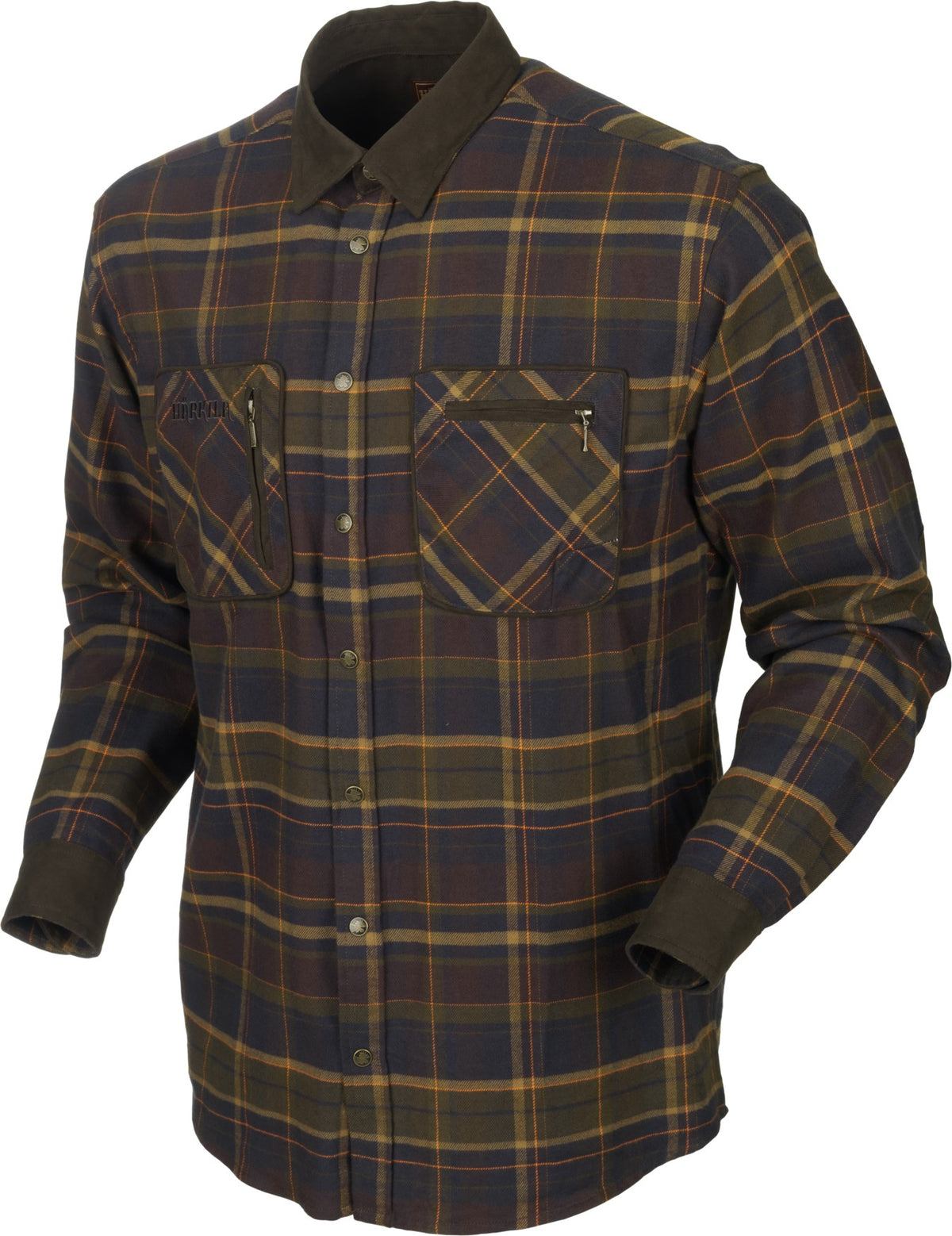 Pajala skjorte - Mellow brown check - Härkila