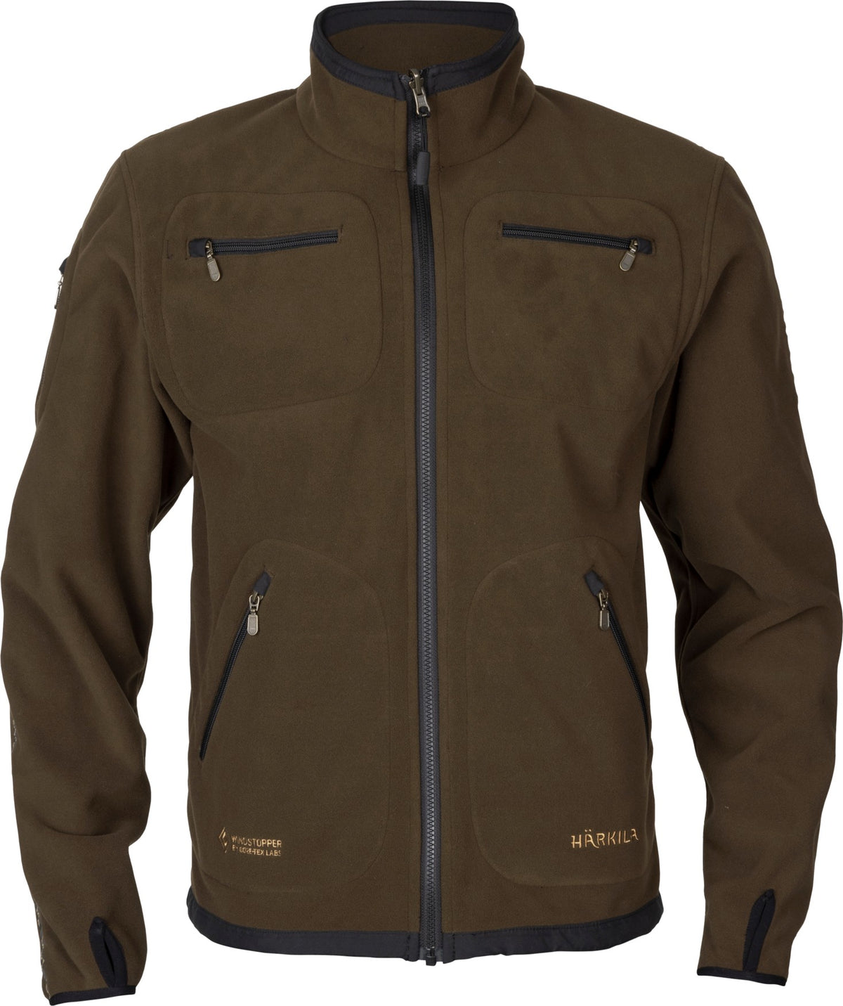 Kamko Fleece - Green/Bordeaux - Härkila