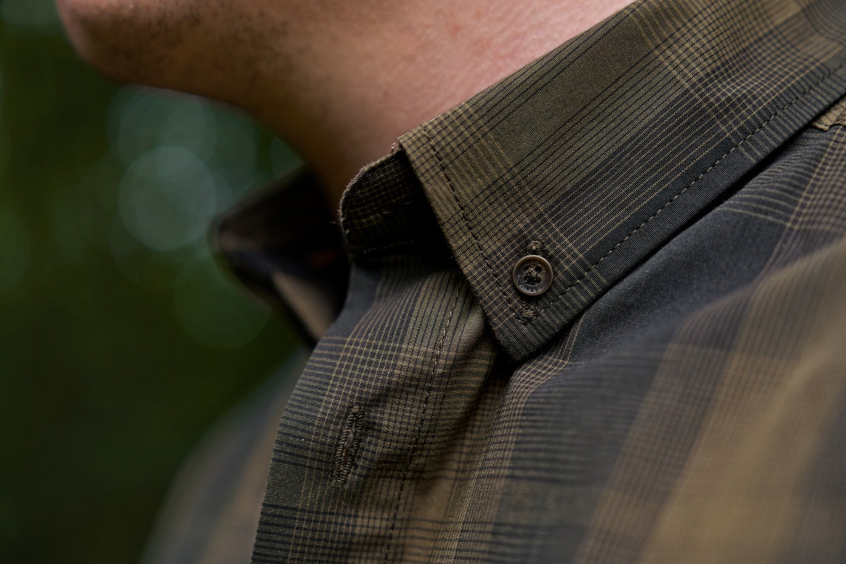 Akkan skjorte - Willow green/Shadow brown - Härkila