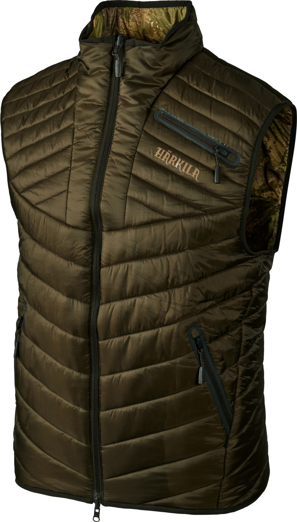 Lynx Insulated Reversible vest Willow green/AXIS MSP®Forest - Härkila