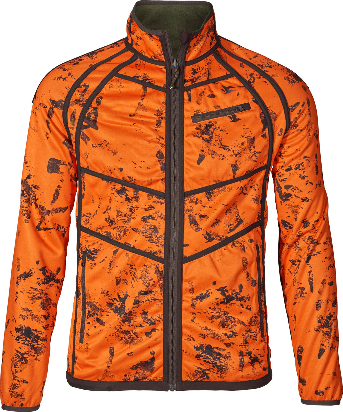 Vantage - reversible fleece Pine green/InVis orange blaze - Seeland