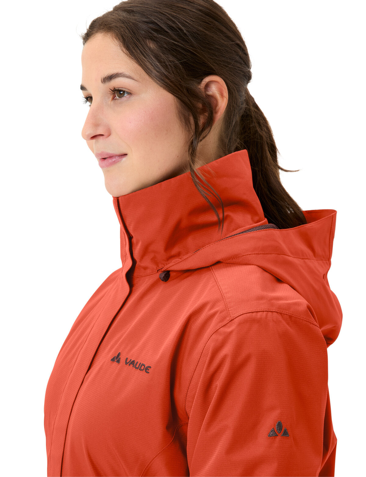 Dame Escape Light Jacket Glowing Red - Vaude