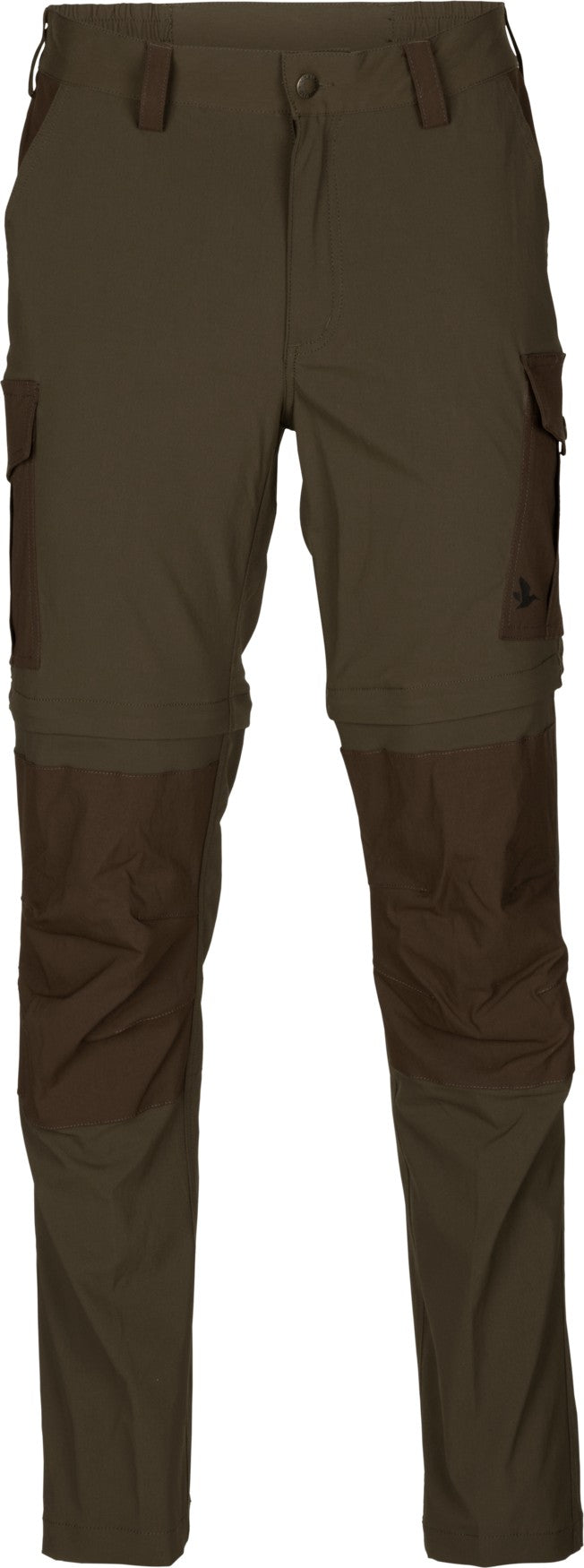 Birch Zip-off Bukser Pine Green/Demitasse Brown - Seeland