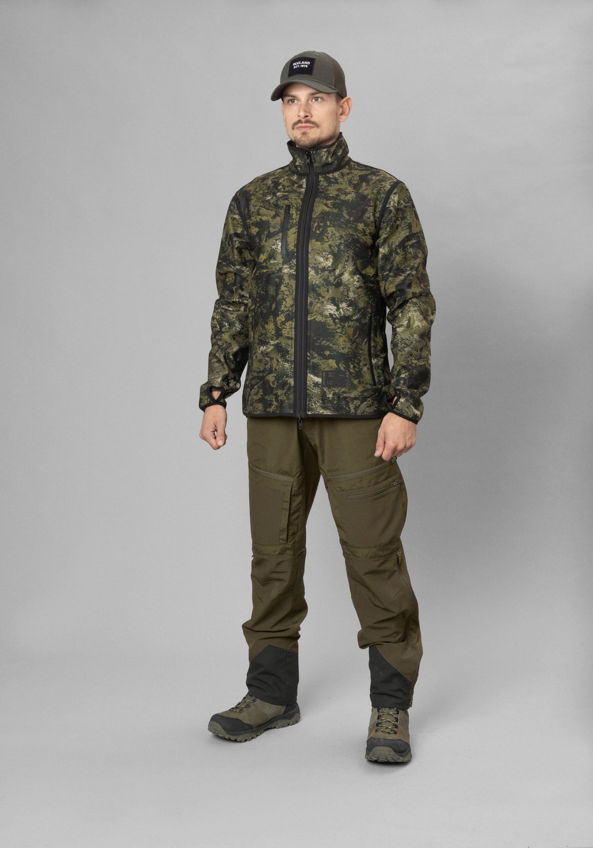 Rogue Vendbar Fleece Light Pine/Invis Green - Seeland