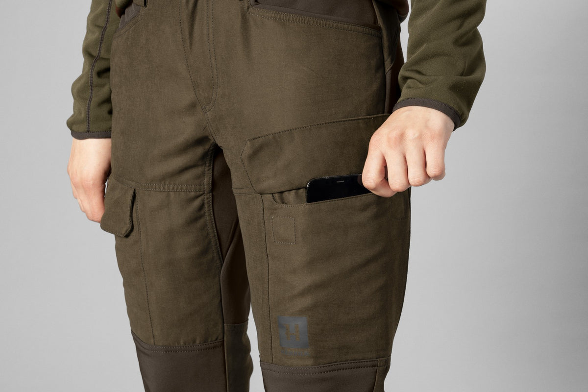 Härkila Scandinavian bukser til kvinder - Willow green/Deep brown - Härkila