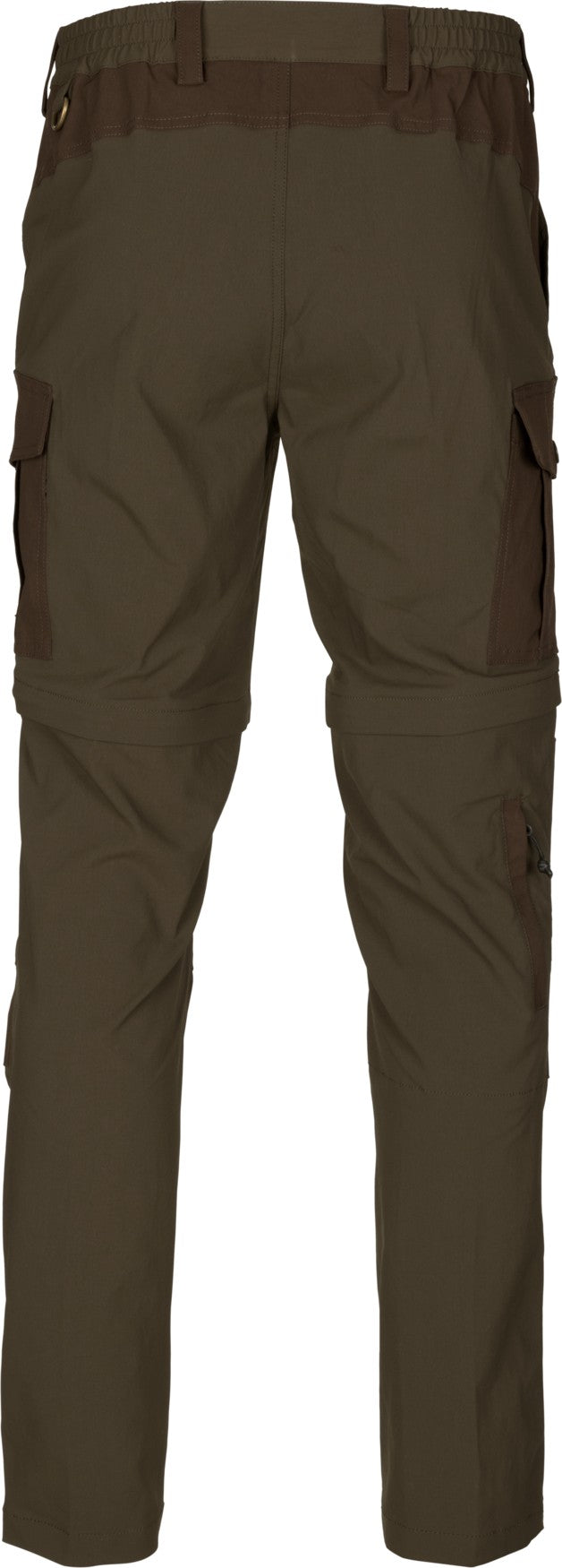 Birch Zip-off Bukser Pine Green/Demitasse Brown - Seeland