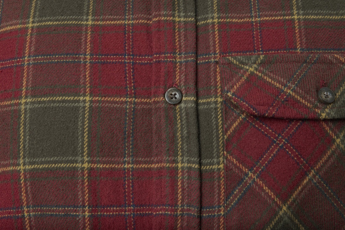 Glen Flannel Skjorte - Red forest check - Seeland