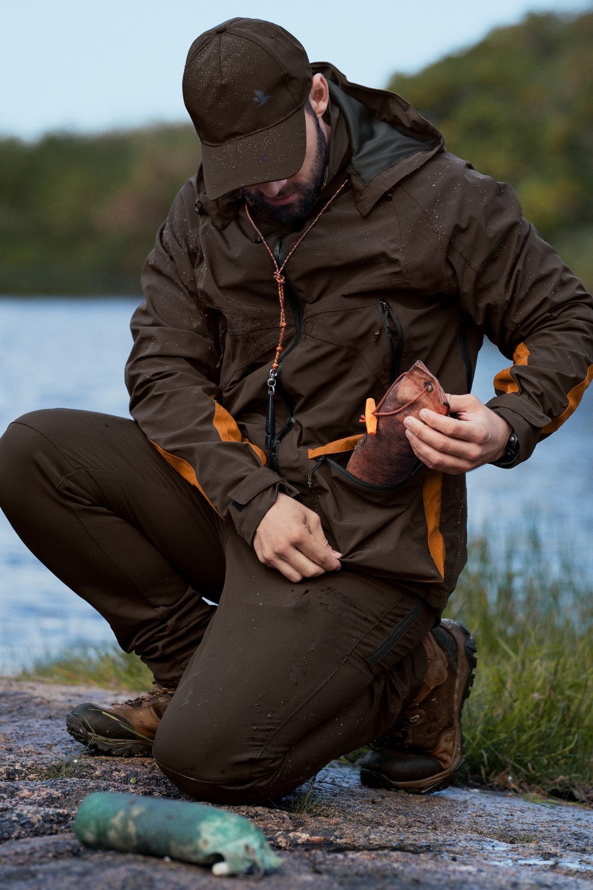 Dog Active - jakke - Dark brown - Seeland
