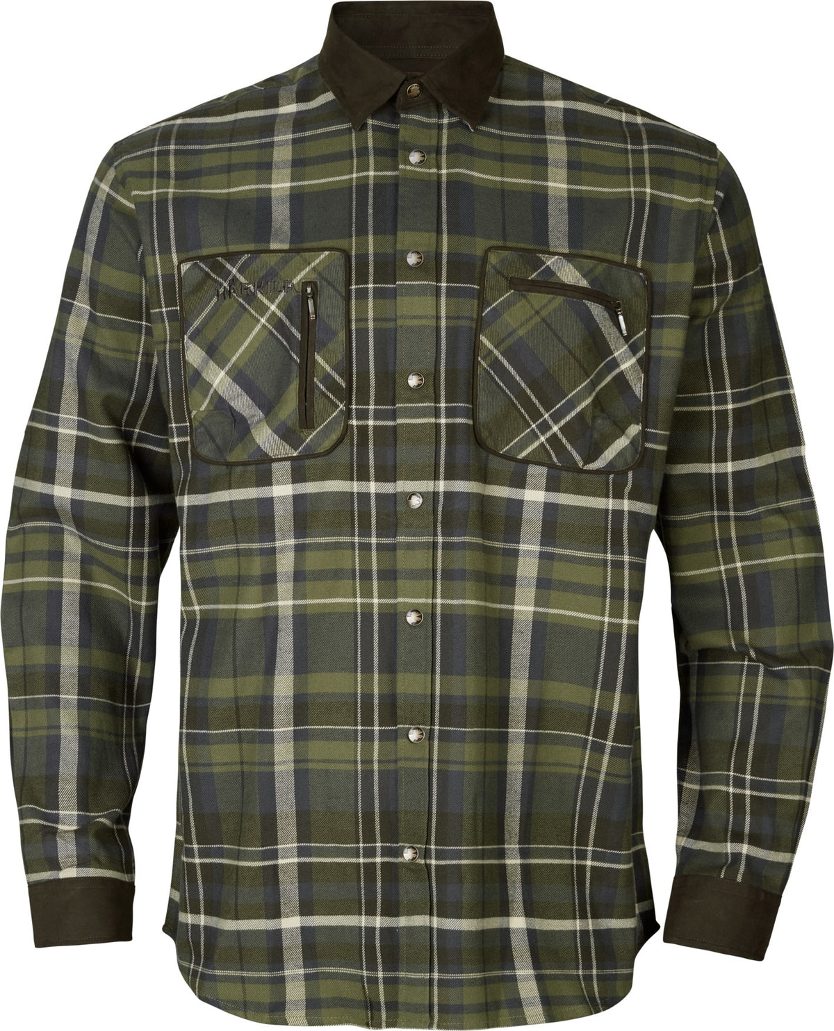 Pajala skjorte - Olive check - Härkila
