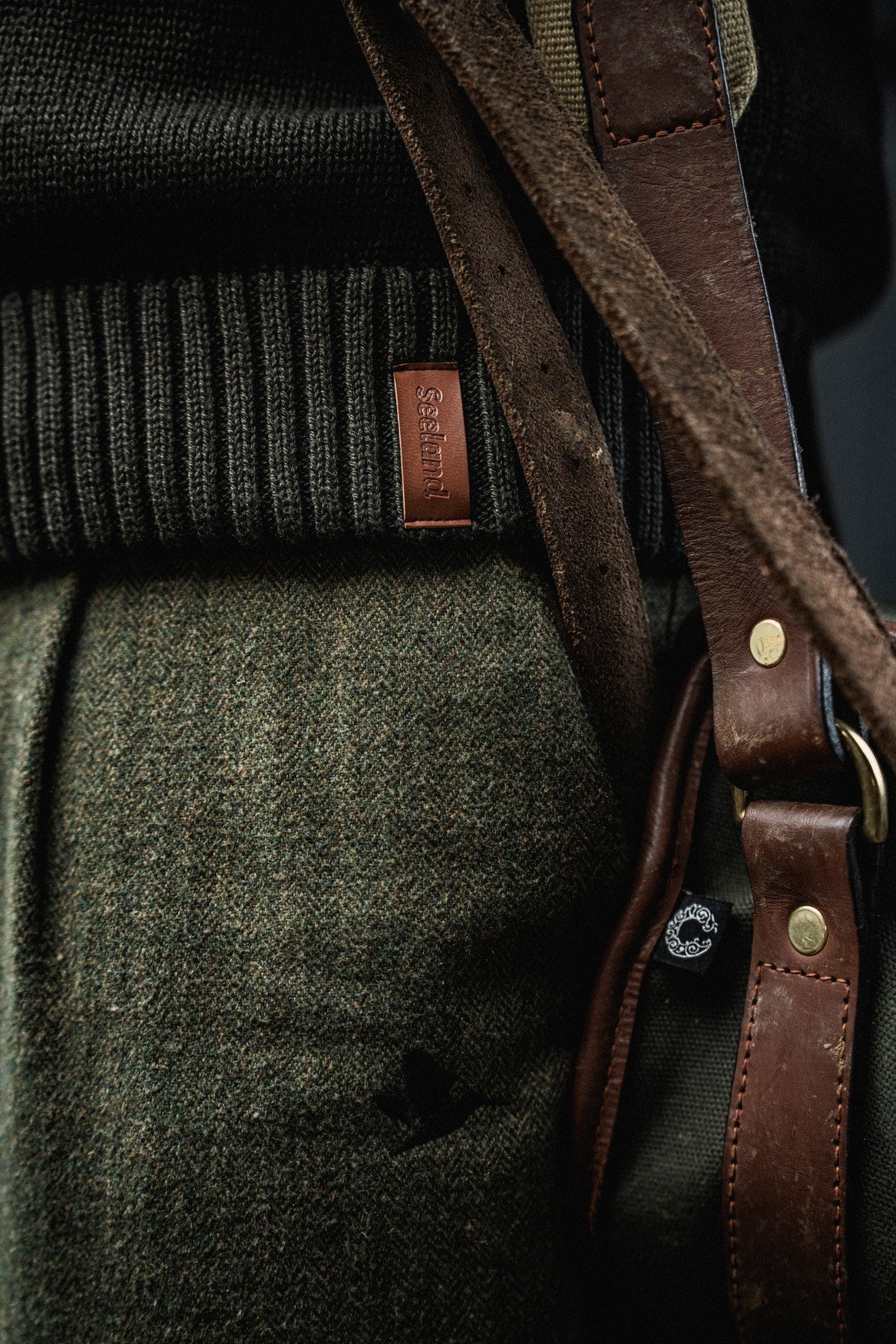 Haze Windbreaker Knit Grizzly Brown - Seeland
