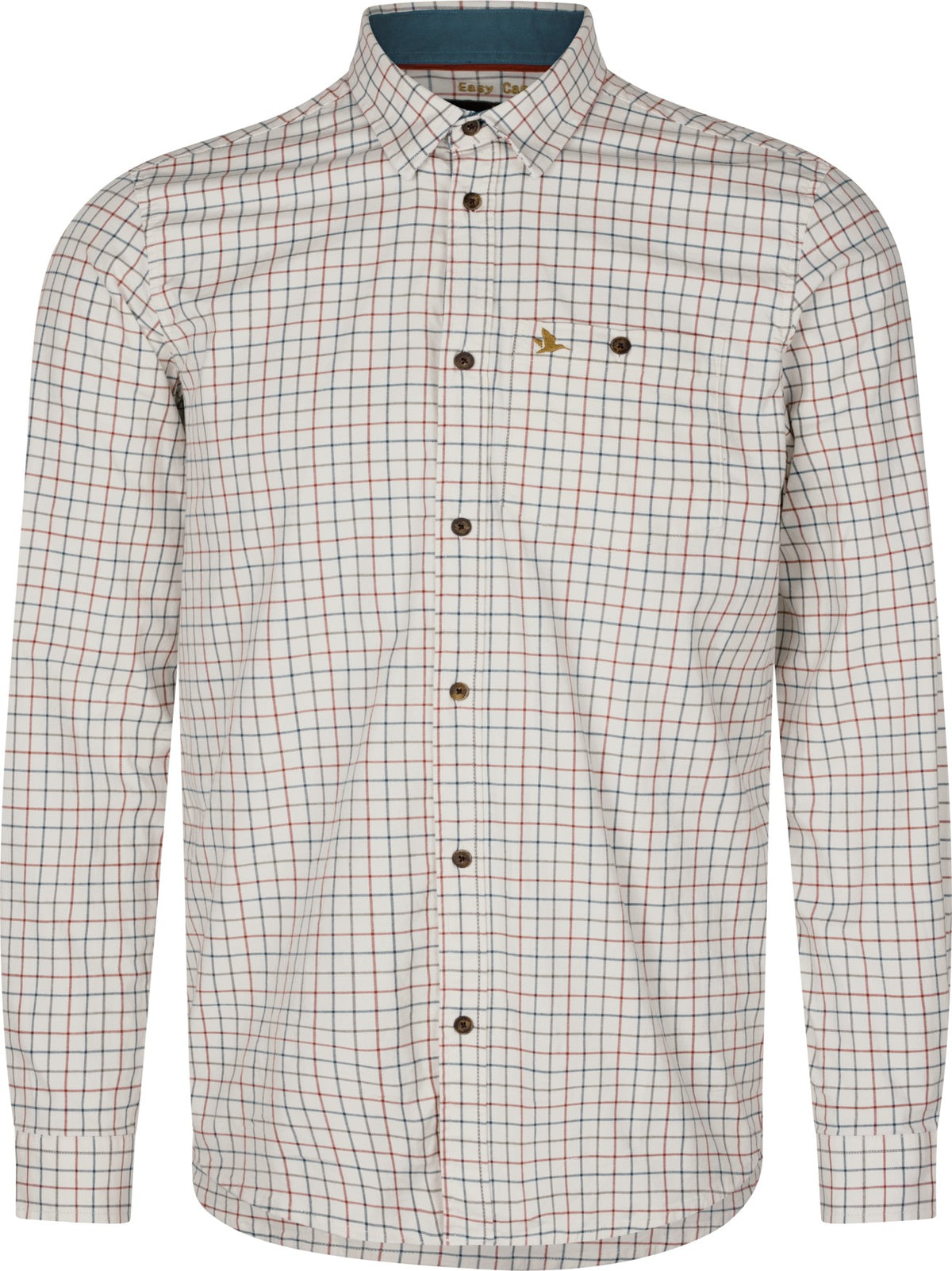 Oxford Shooting Skjorte - Grape Leaf/Terracotta Check - Seeland