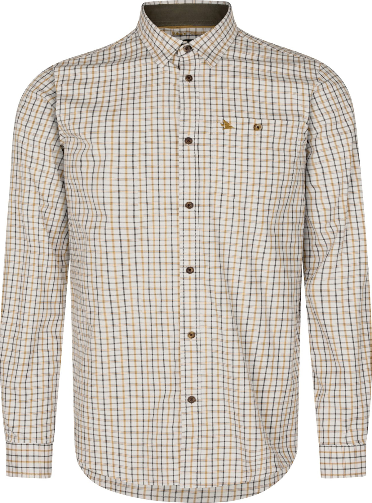 Oxford Shooting Skjorte - Classic blue/Classic brown check - Seeland