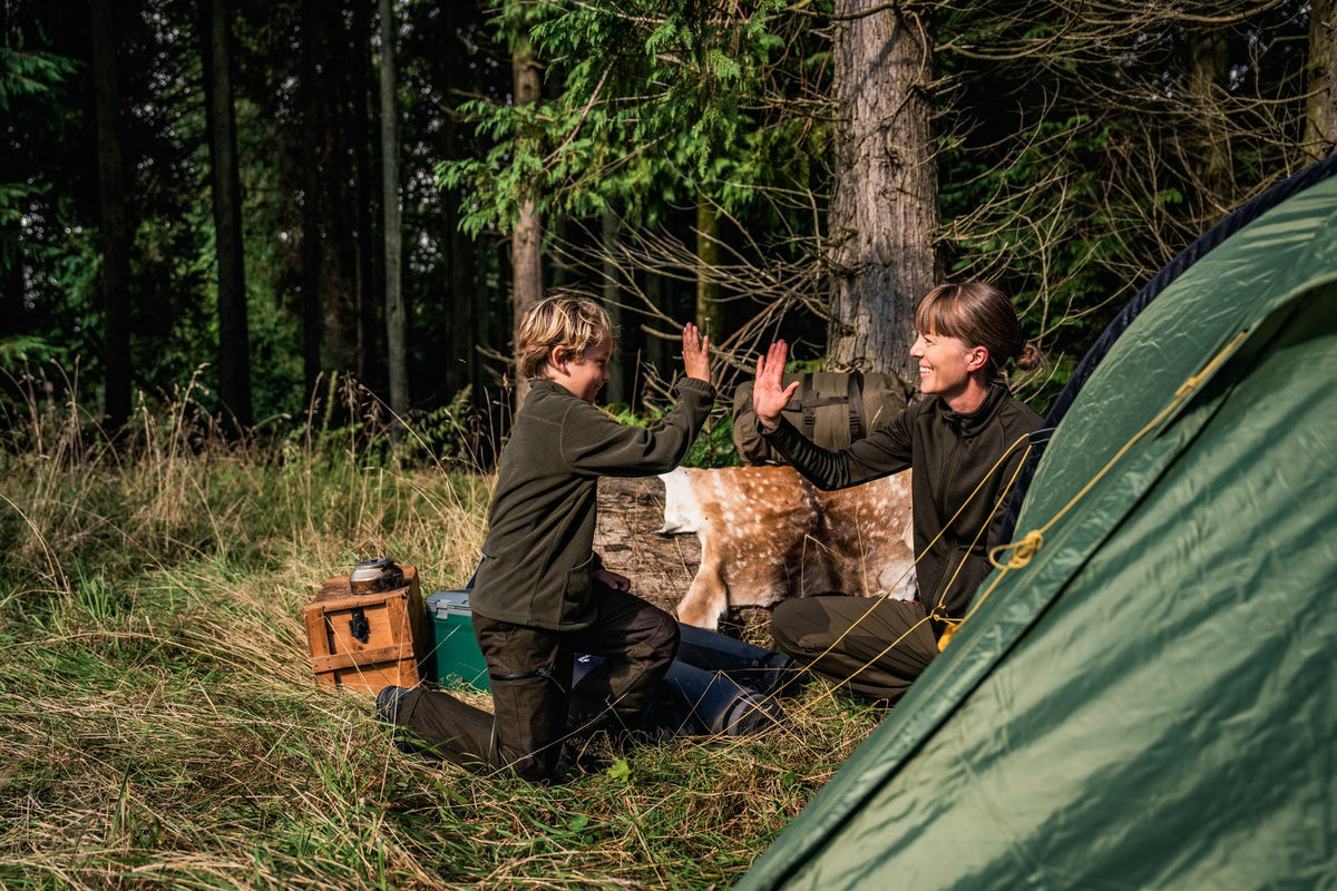 Benjamin Junior Fleece Pine green - Seeland