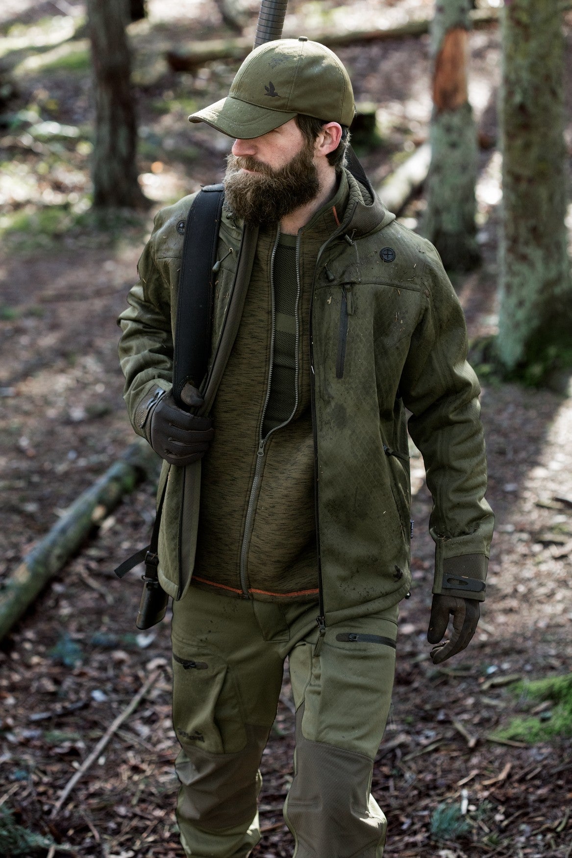 Hawker Shell jakke - Pine green - Seeland
