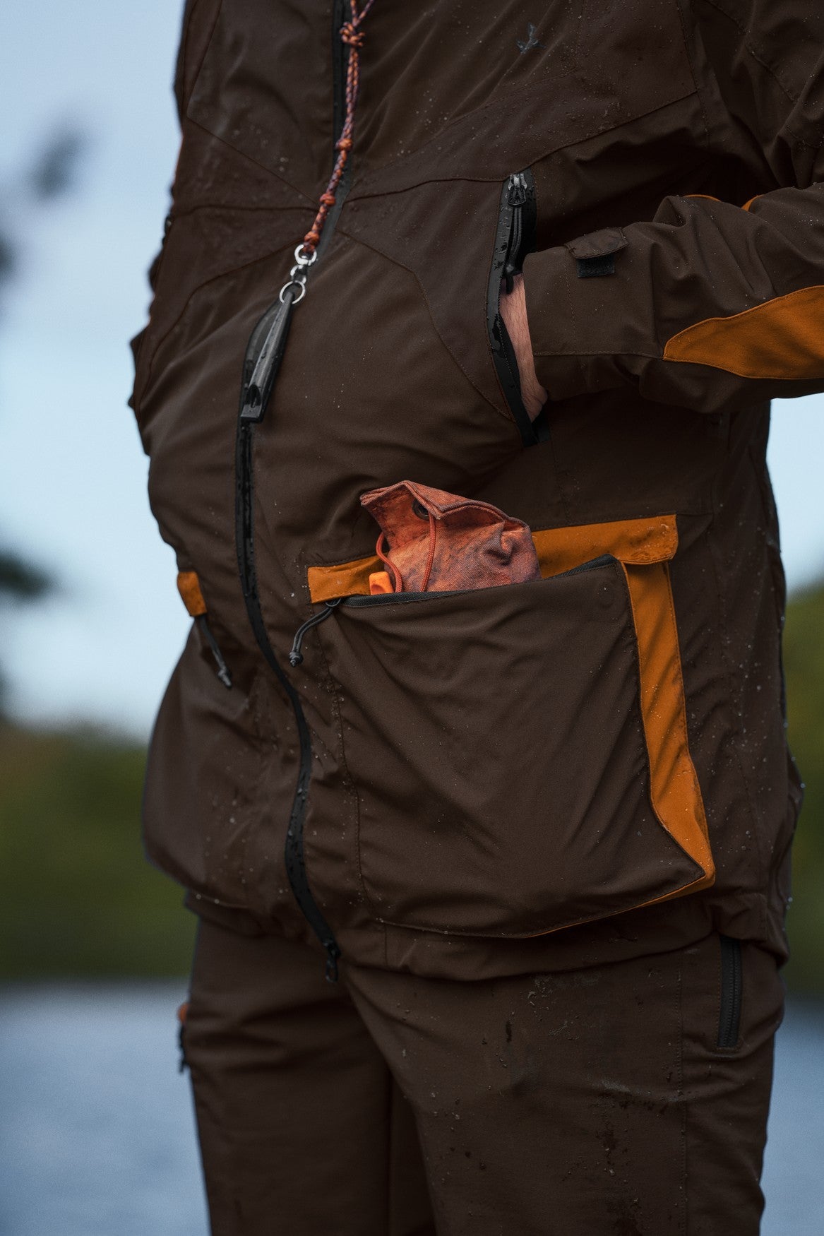 Dog Active - jakke - Dark brown - Seeland