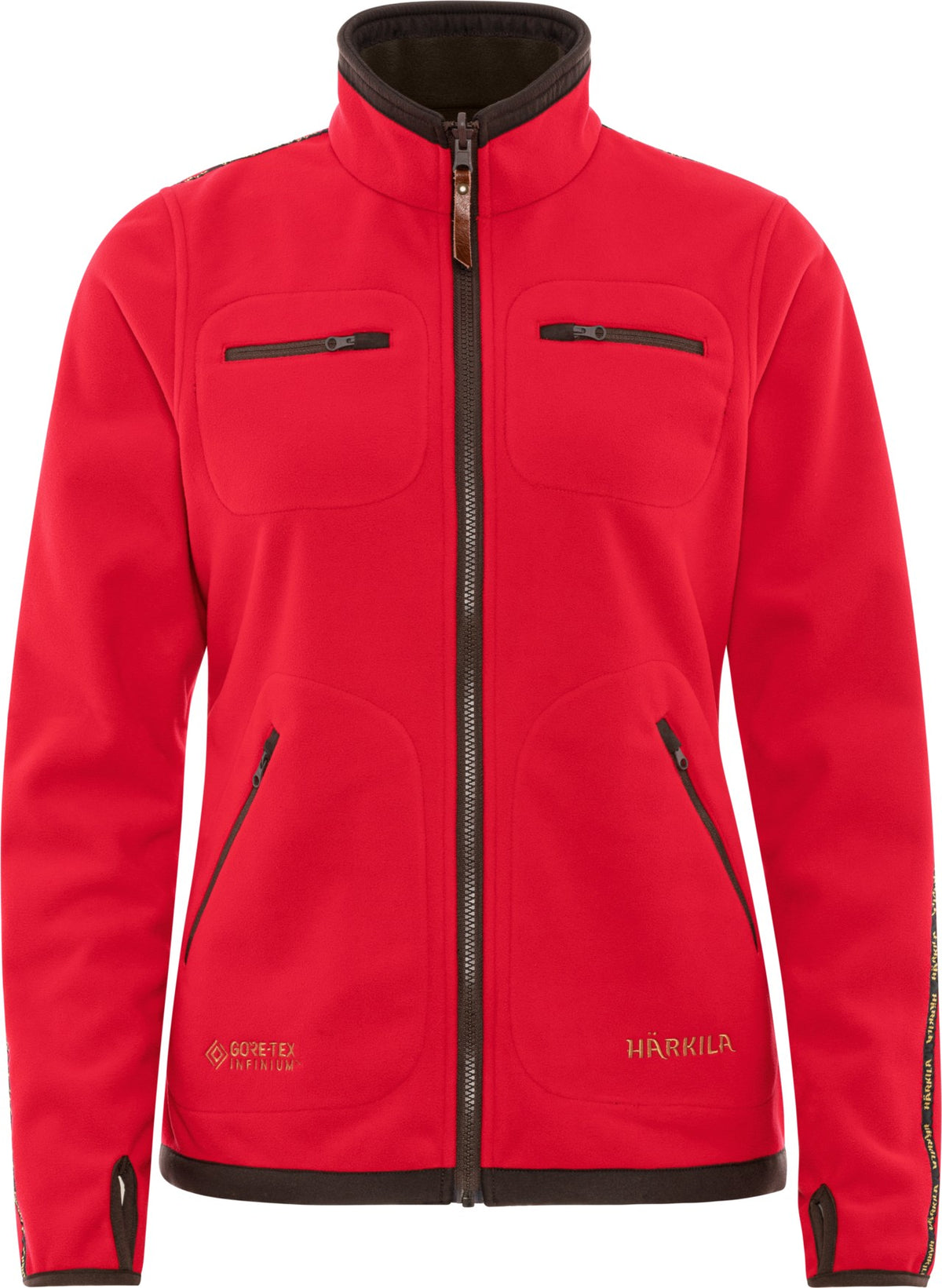 Kamko Fleece Kvinder - Brown/Red - Härkila