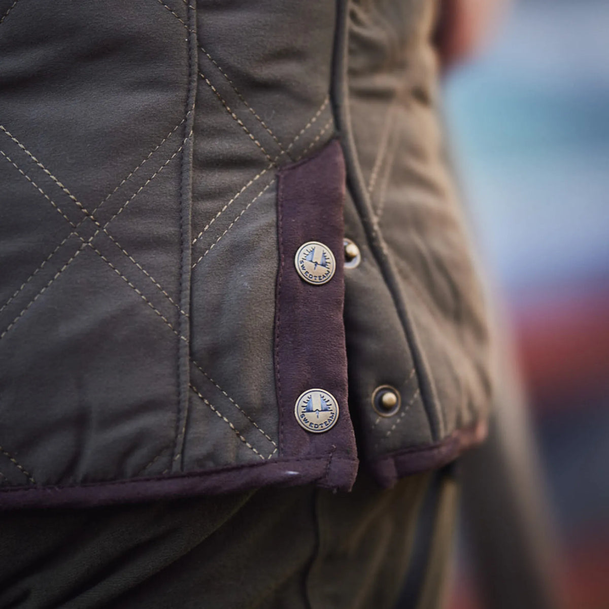 Str. L - Crest Hunting Vest - Swedteam Green - Swedteam - Ombytningsvare