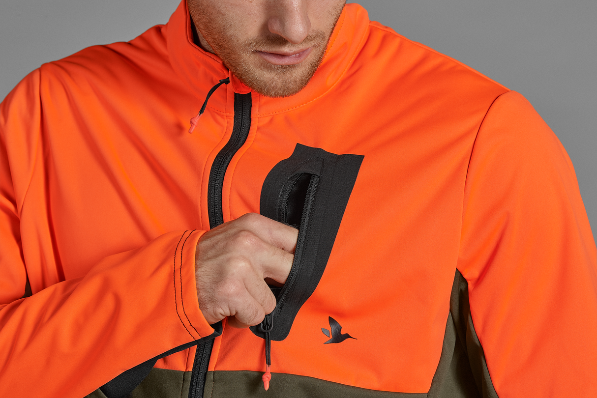 Force Advanced softshell jakke Hi-vis orange - Seeland