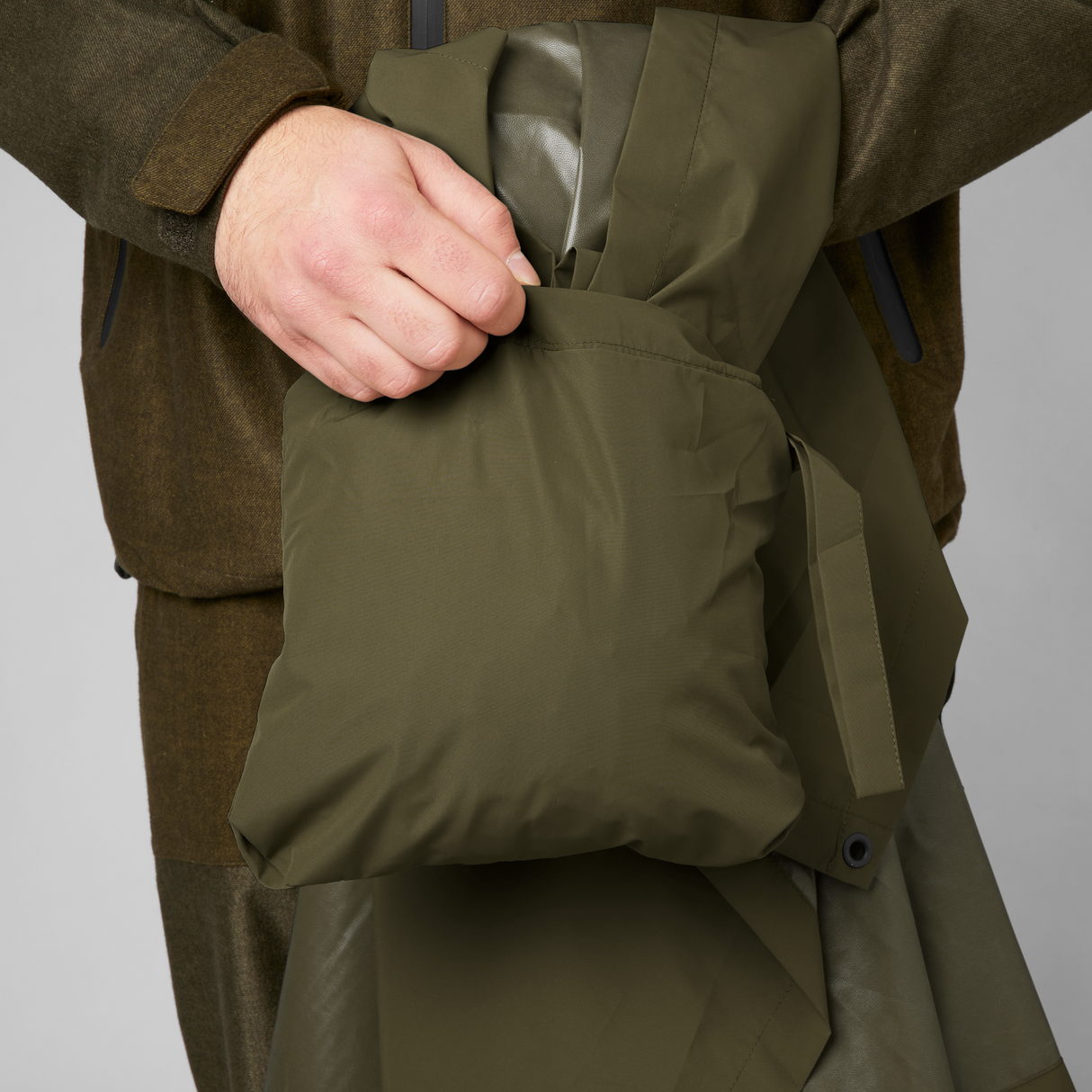 Taxus rain Poncho Pine green - Seeland