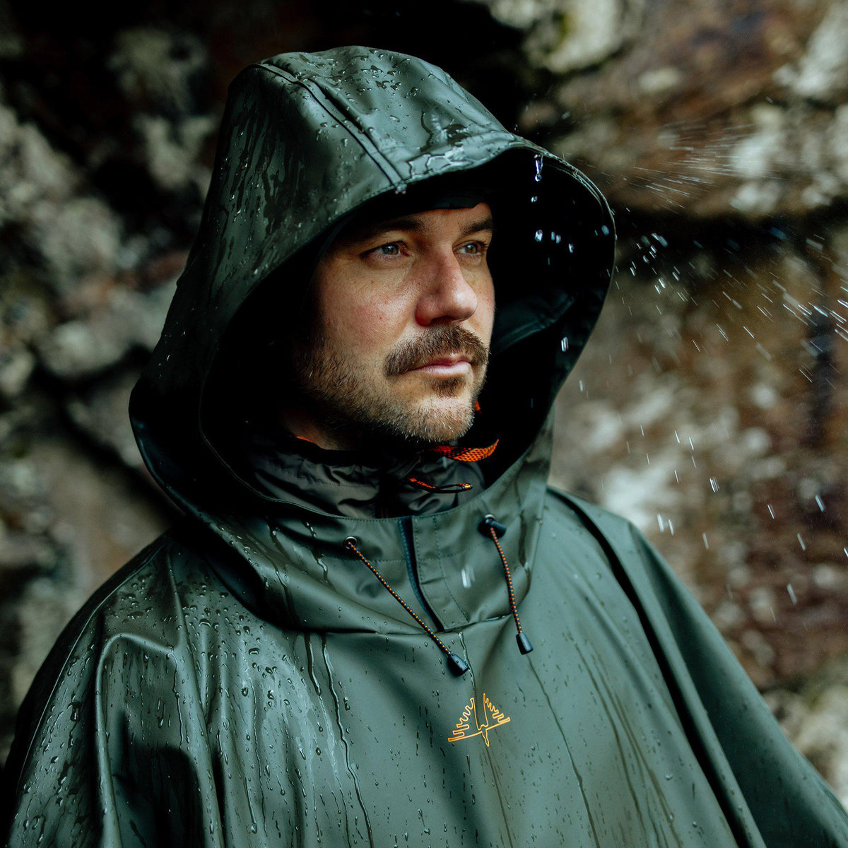 Crest Poncho Rain Gear - Swedteam Green - Swedteam