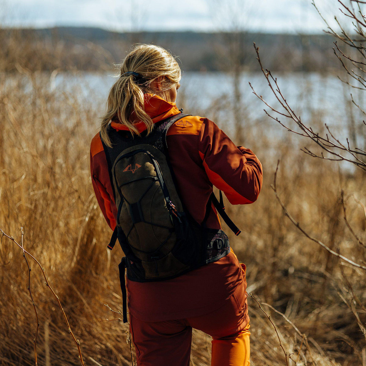 Str. 44 - Lynx Women Antibite Hunting Jacket - Dark Orange - Swedteam - Ombytningsvare
