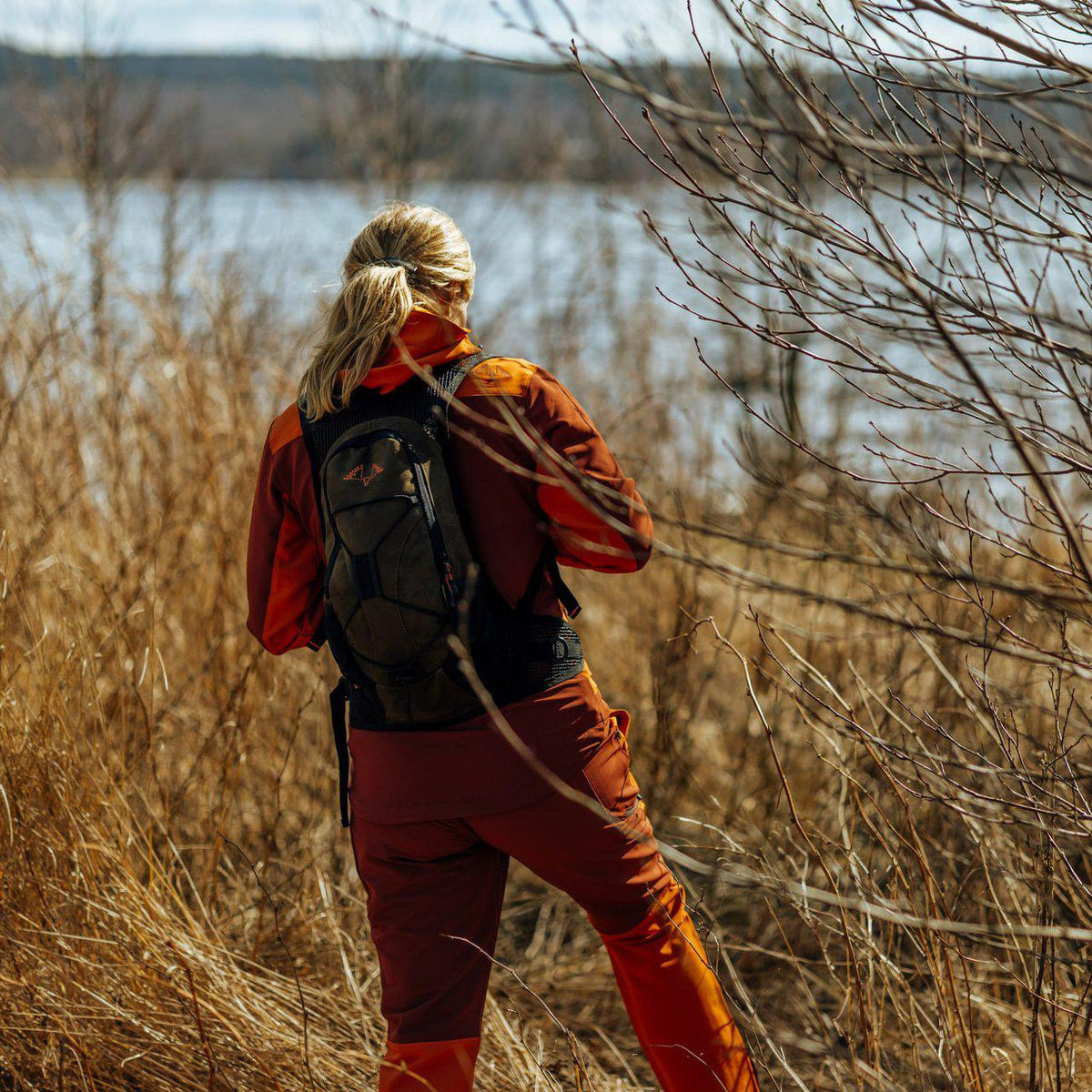 Lynx Women Antibite Hunting Trouser - Dark Orange - Swedteam