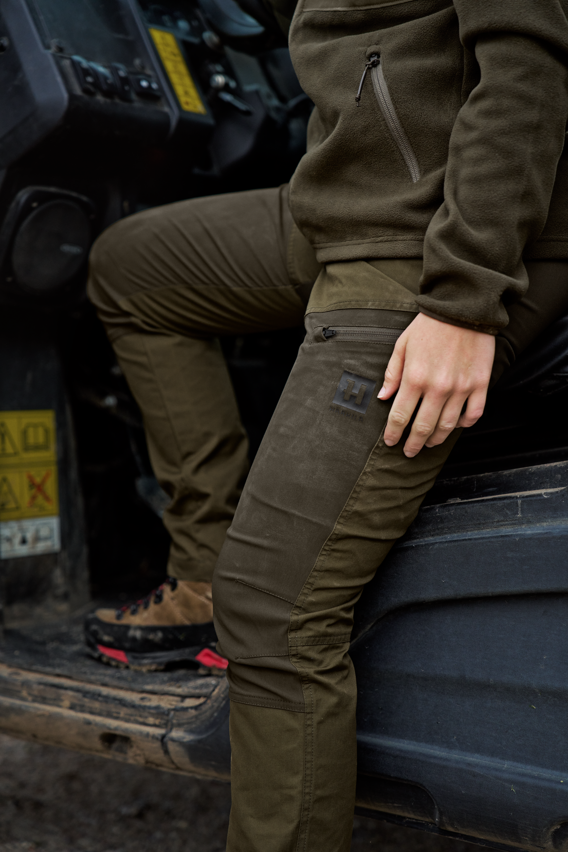 Härkila Fjell Bukser Kvinder Dark olive/Willow green - Härkila