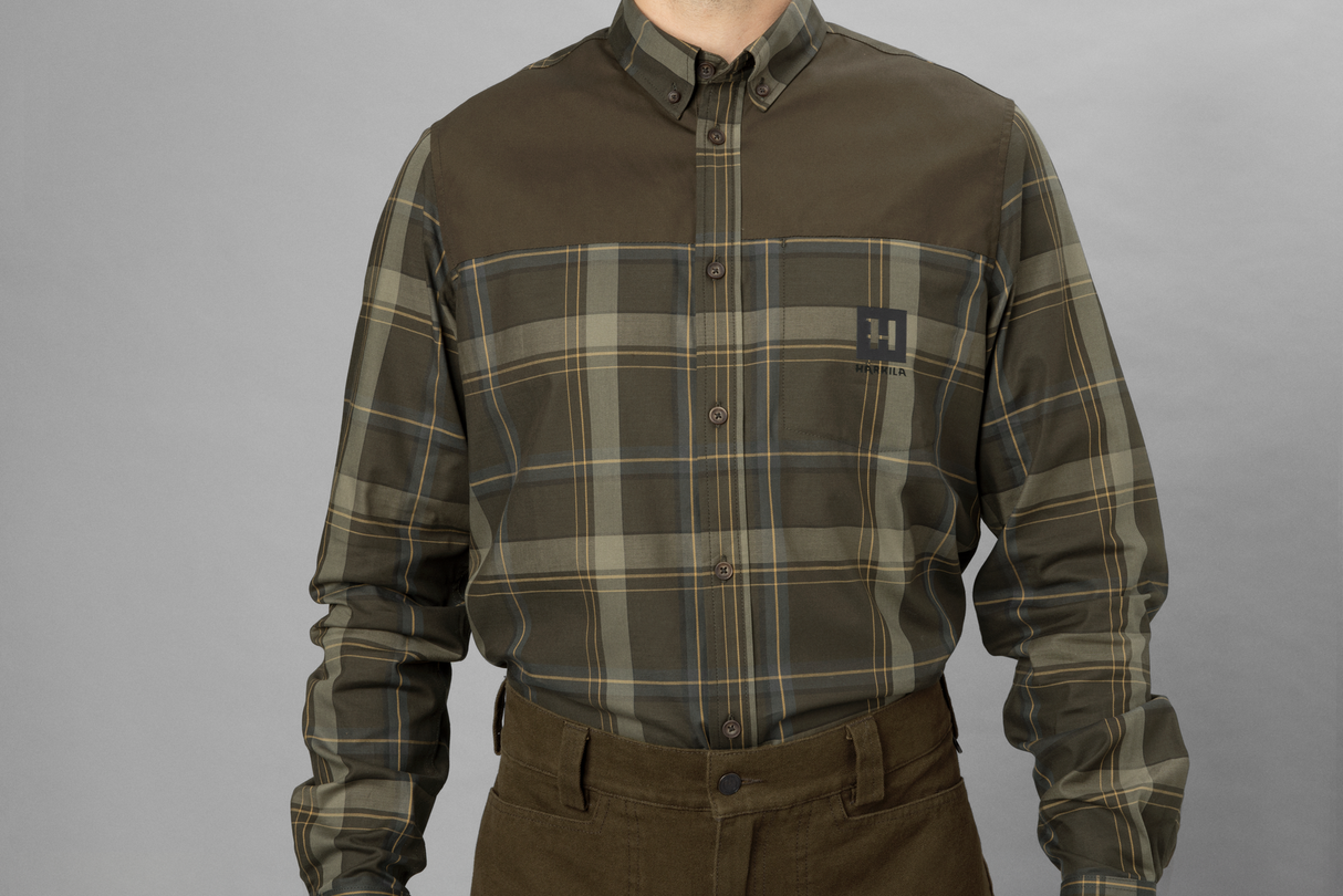 Anker L/S shirt - Willow green - Härkila