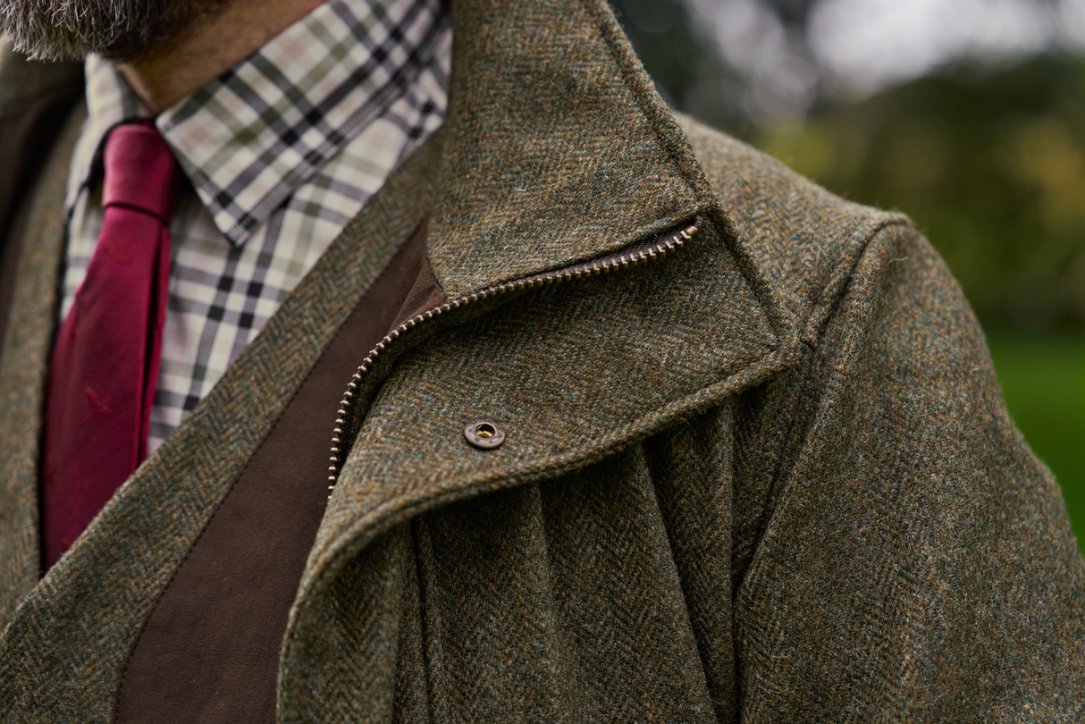 Kenmore GTX-Jakke - Forest green/Herringbone