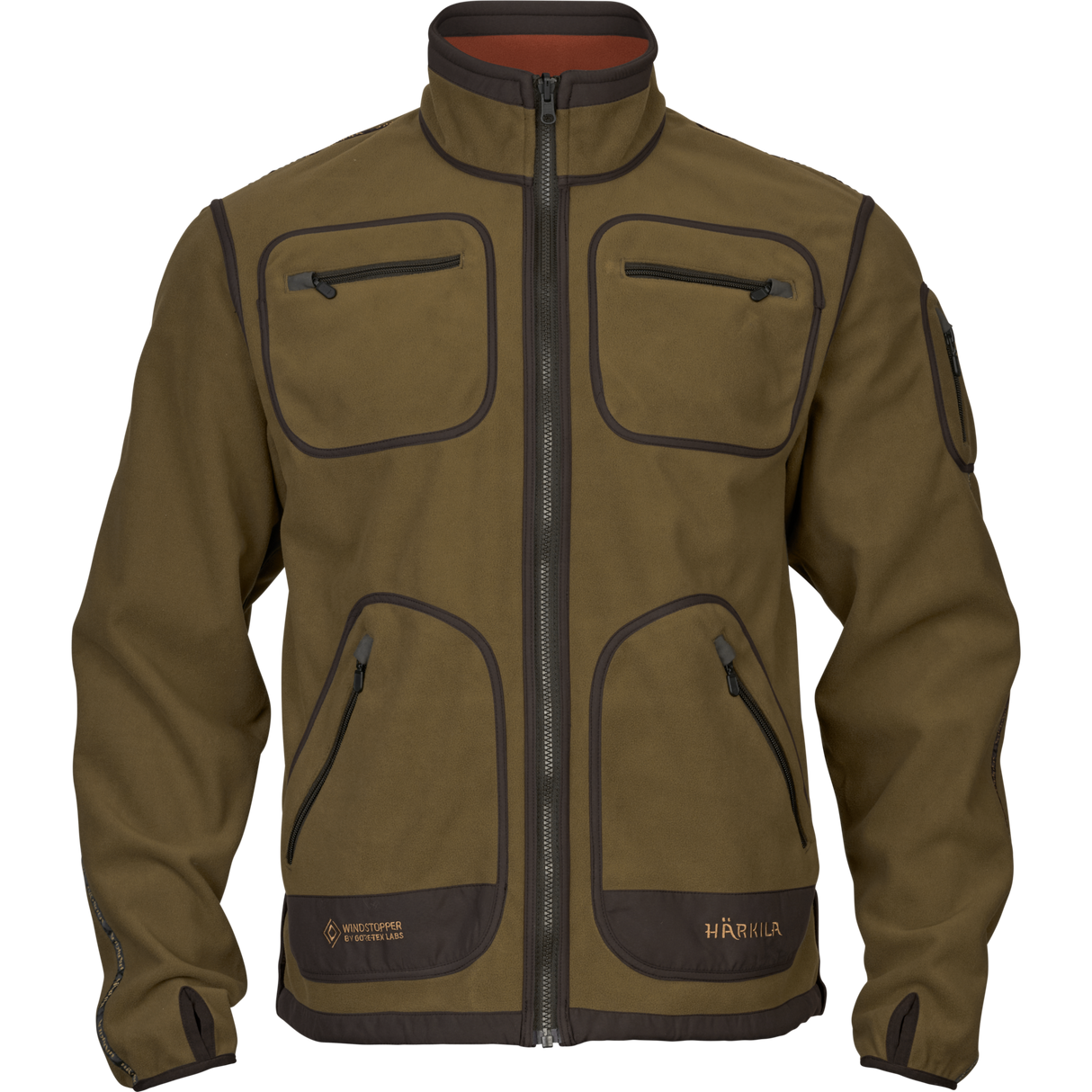 Kamko Fleece - Dark olive/Arabian spice - Härkila