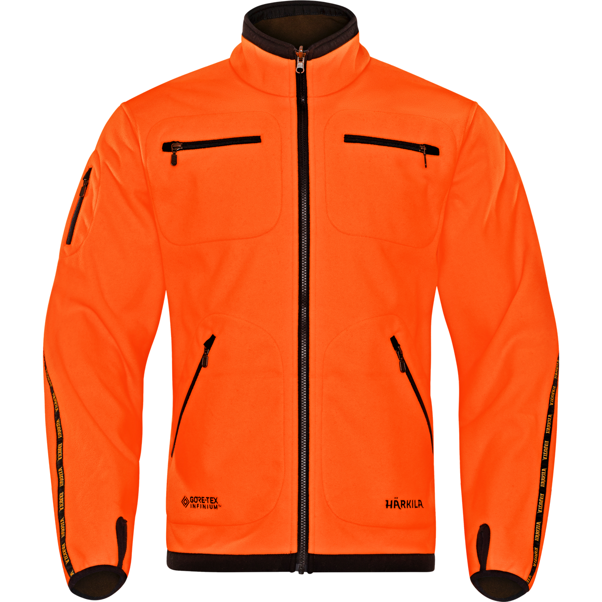 Kamko Fleece - Hunting green/Orange blaze - Härkila