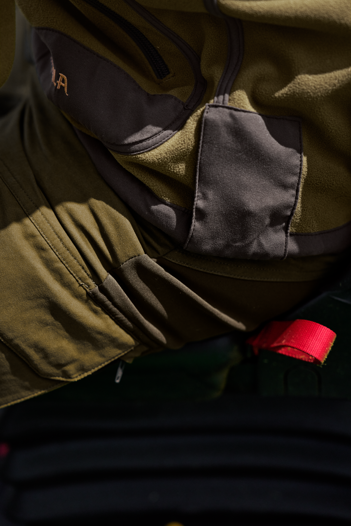Kamko Fleece - Dark olive/Arabian spice - Härkila
